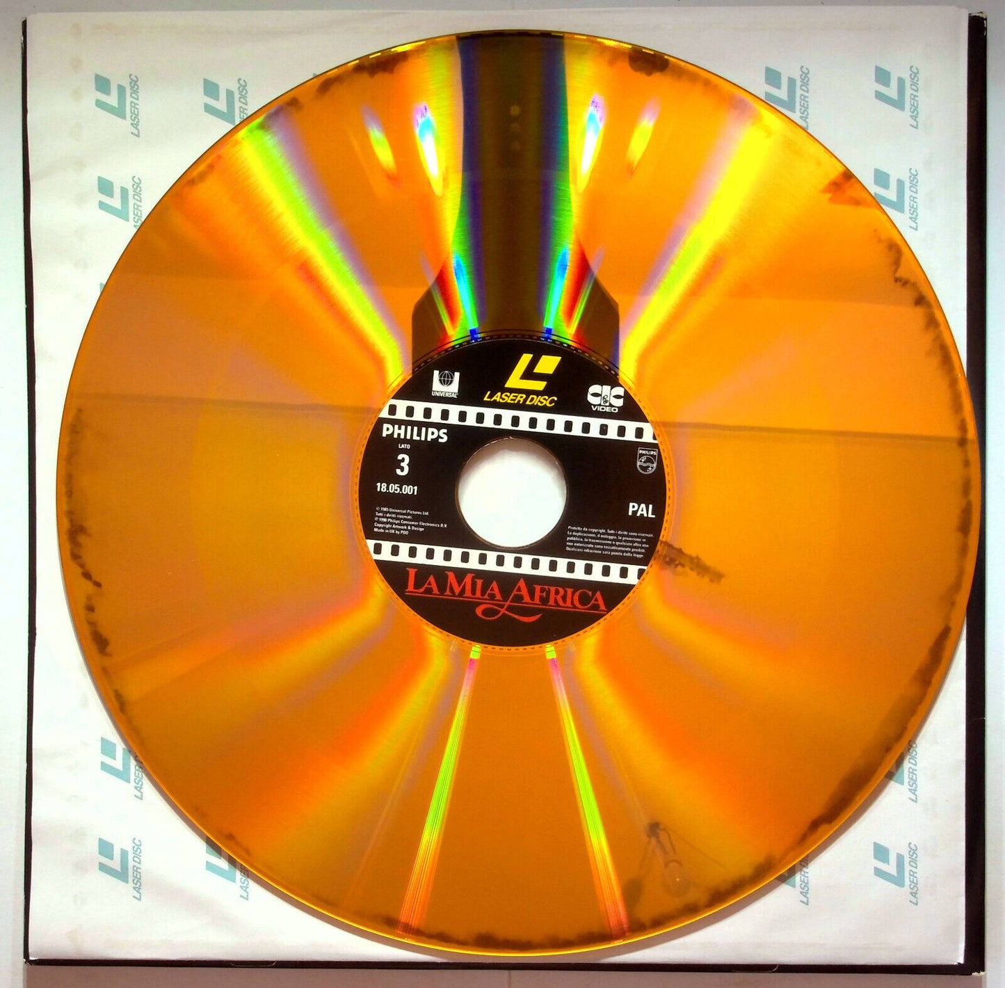 EBOND La Mia Africa - Laser Disc Pal