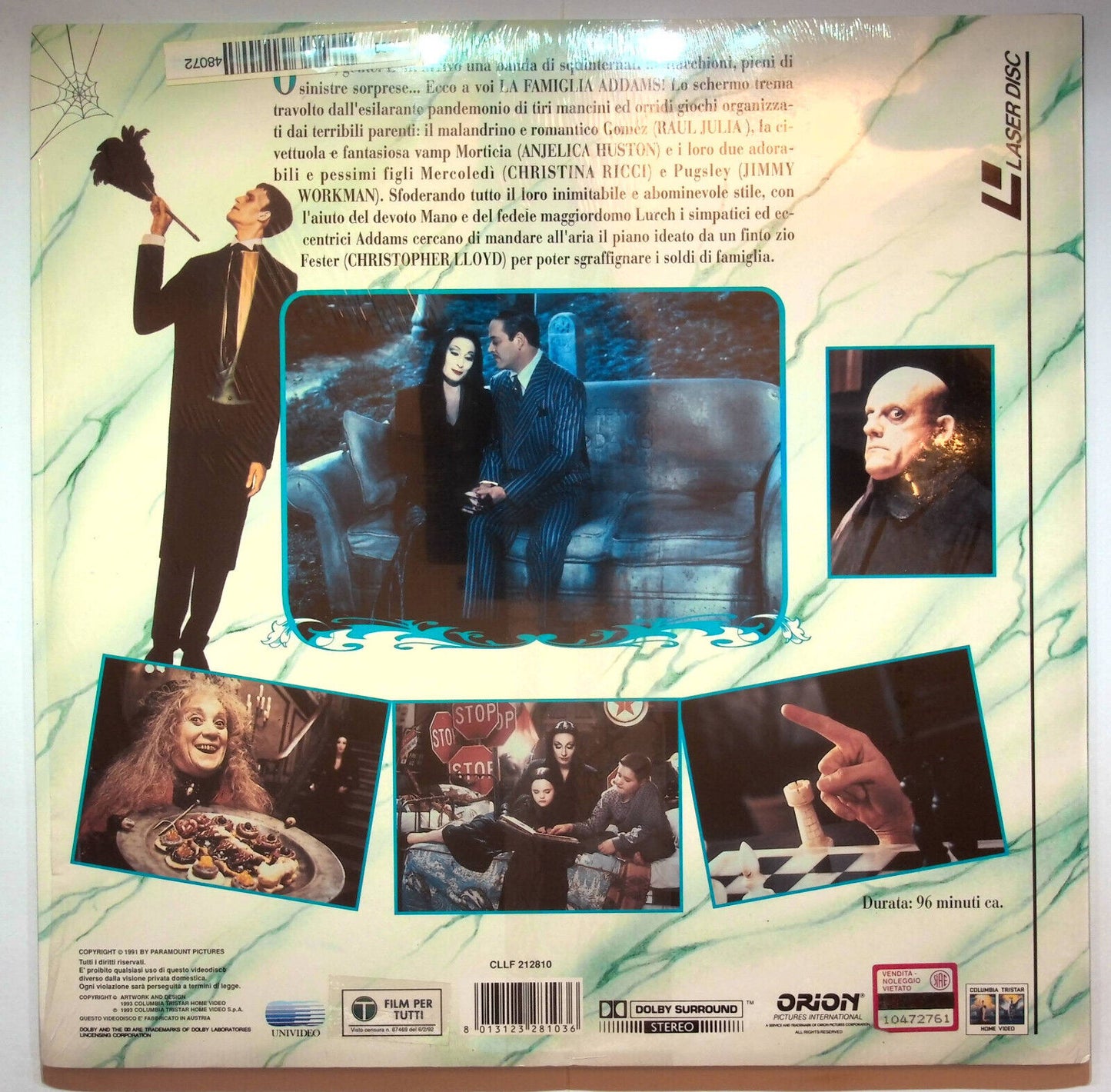 EBOND La Famiglia Addams - Laser Disc Pal