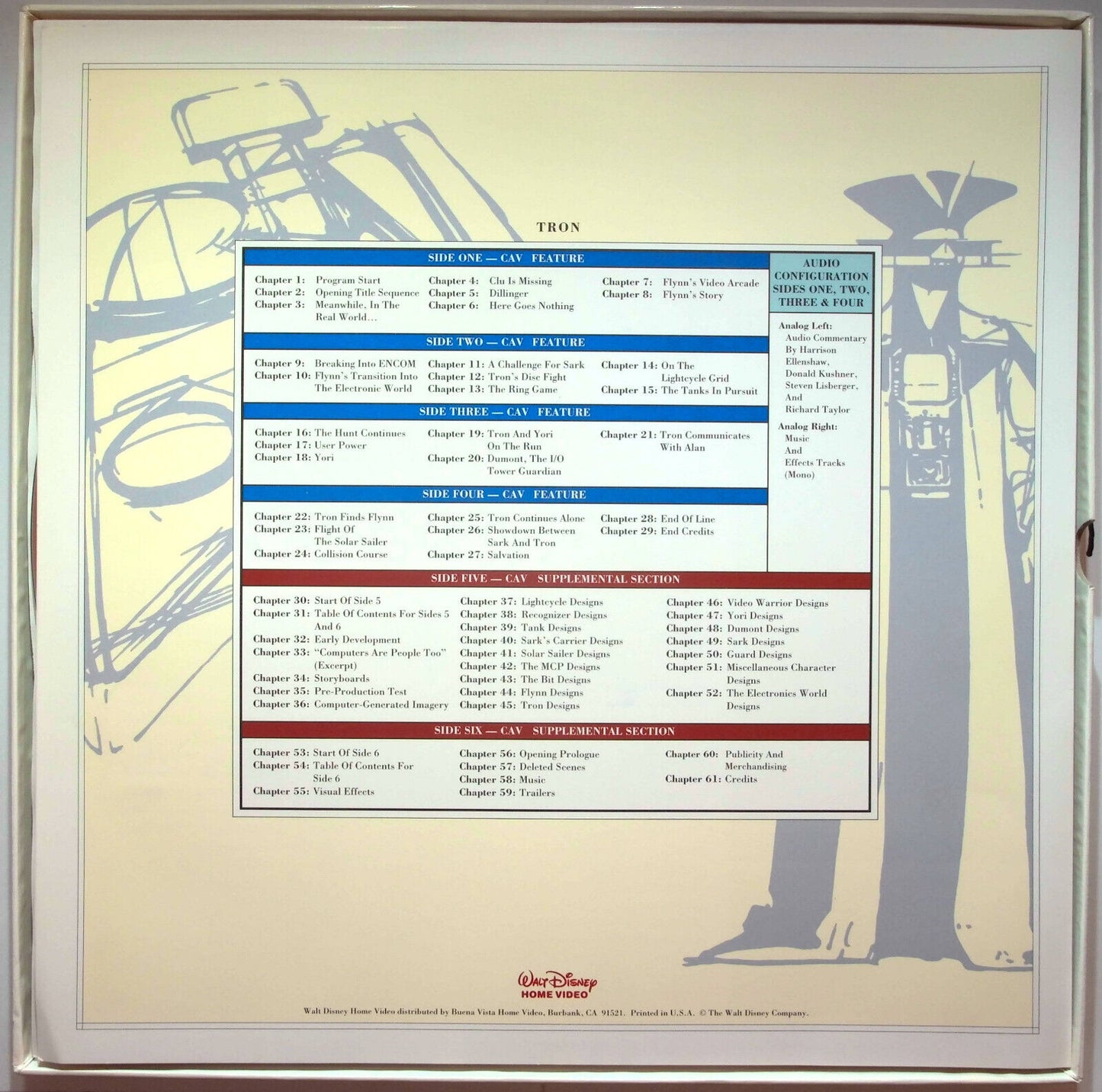 EBOND Tron - Exclusive Archive Collection Disney's - Uk Laser Disc Ntsc