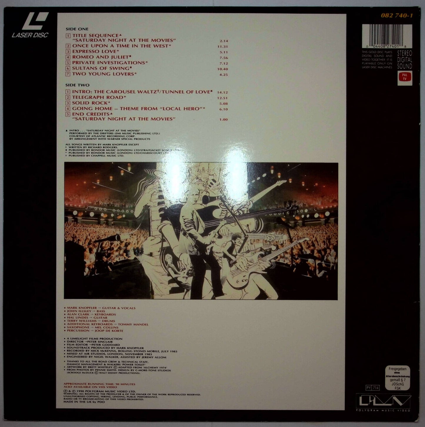 EBOND Dire Straits - Alchemy Live- Laser Disc Pal