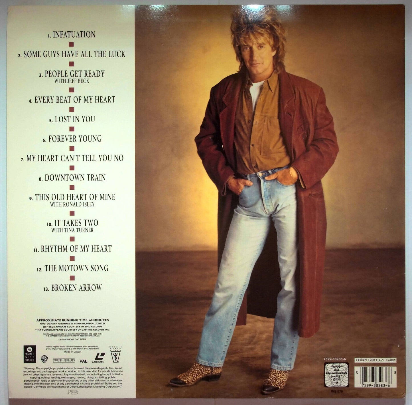 EBOND Rod Stewart The Videos 1984-1991 - Laser Disc Pal