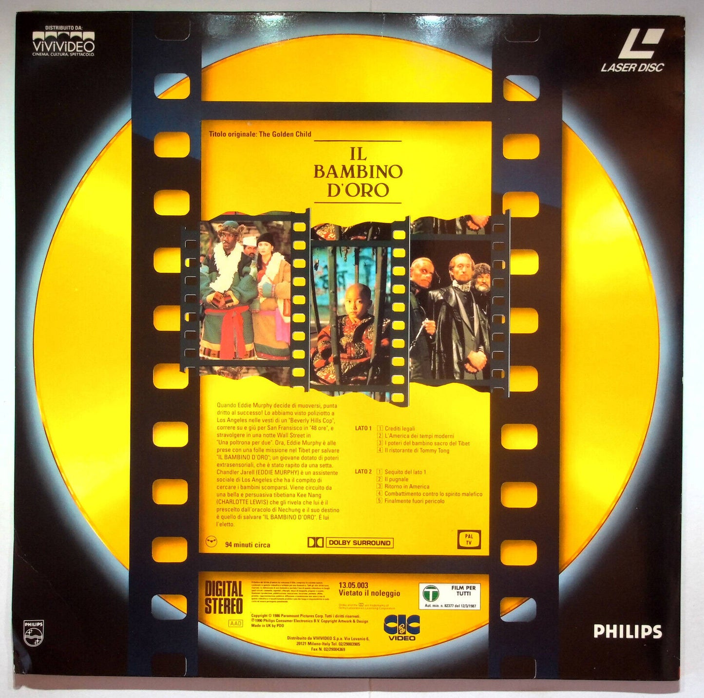 EBOND Il Bambino D'oro - Laser Disc Pal
