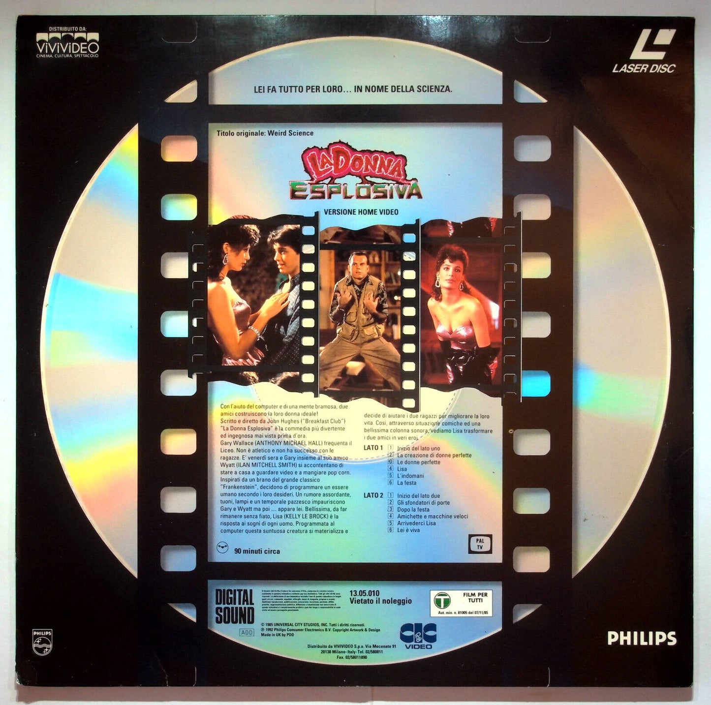 EBOND La Donna Esplosiva - Laser Disc Pal