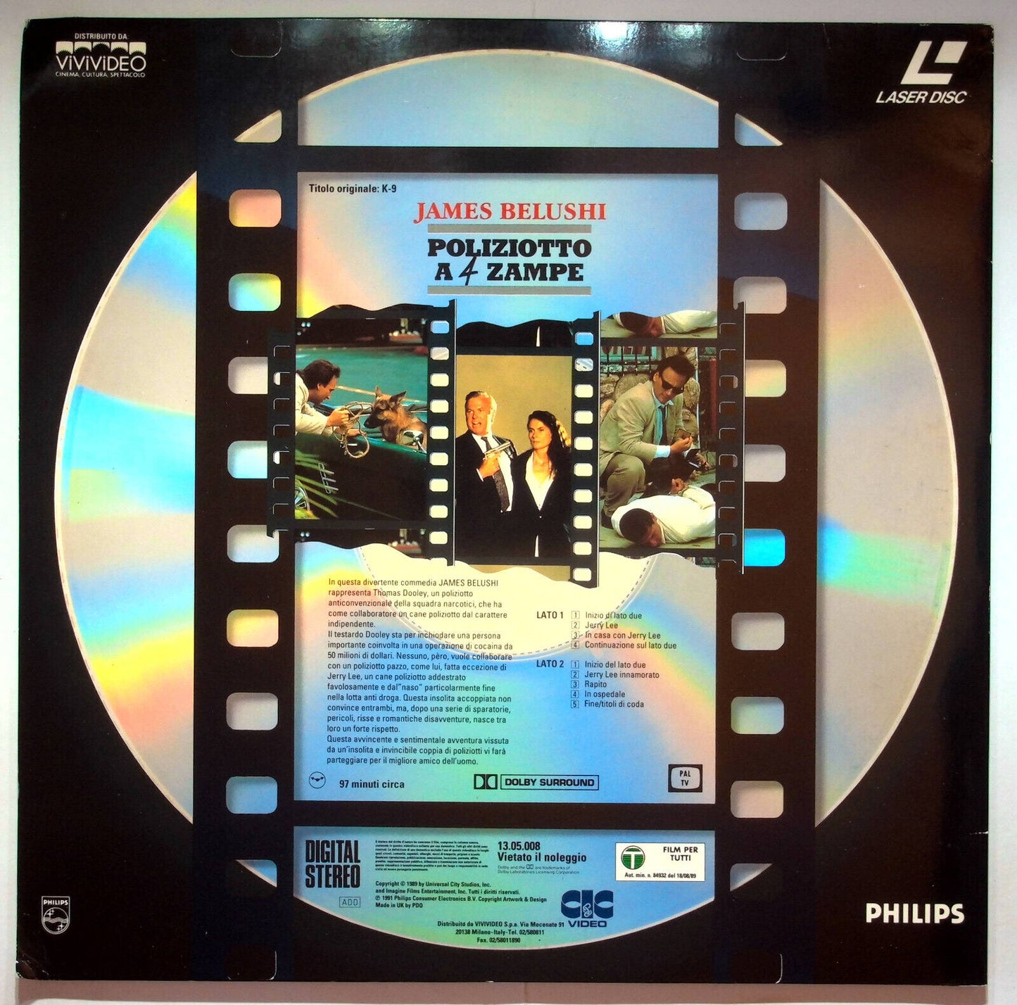 EBOND Poliziotto A 4 Zampe - Laser Disc Pal