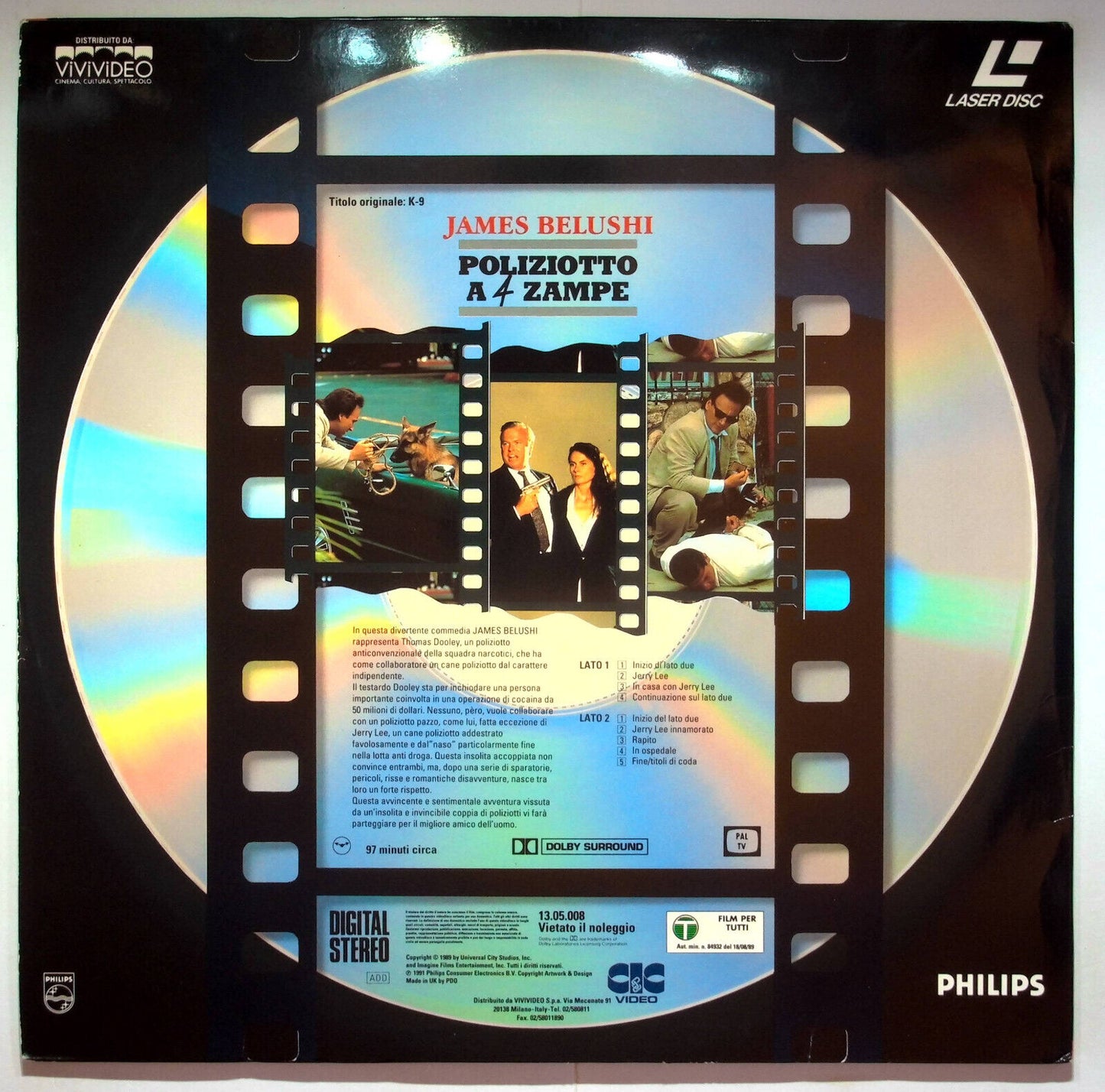 EBOND Poliziotto A 4 Zampe - Laser Disc Pal