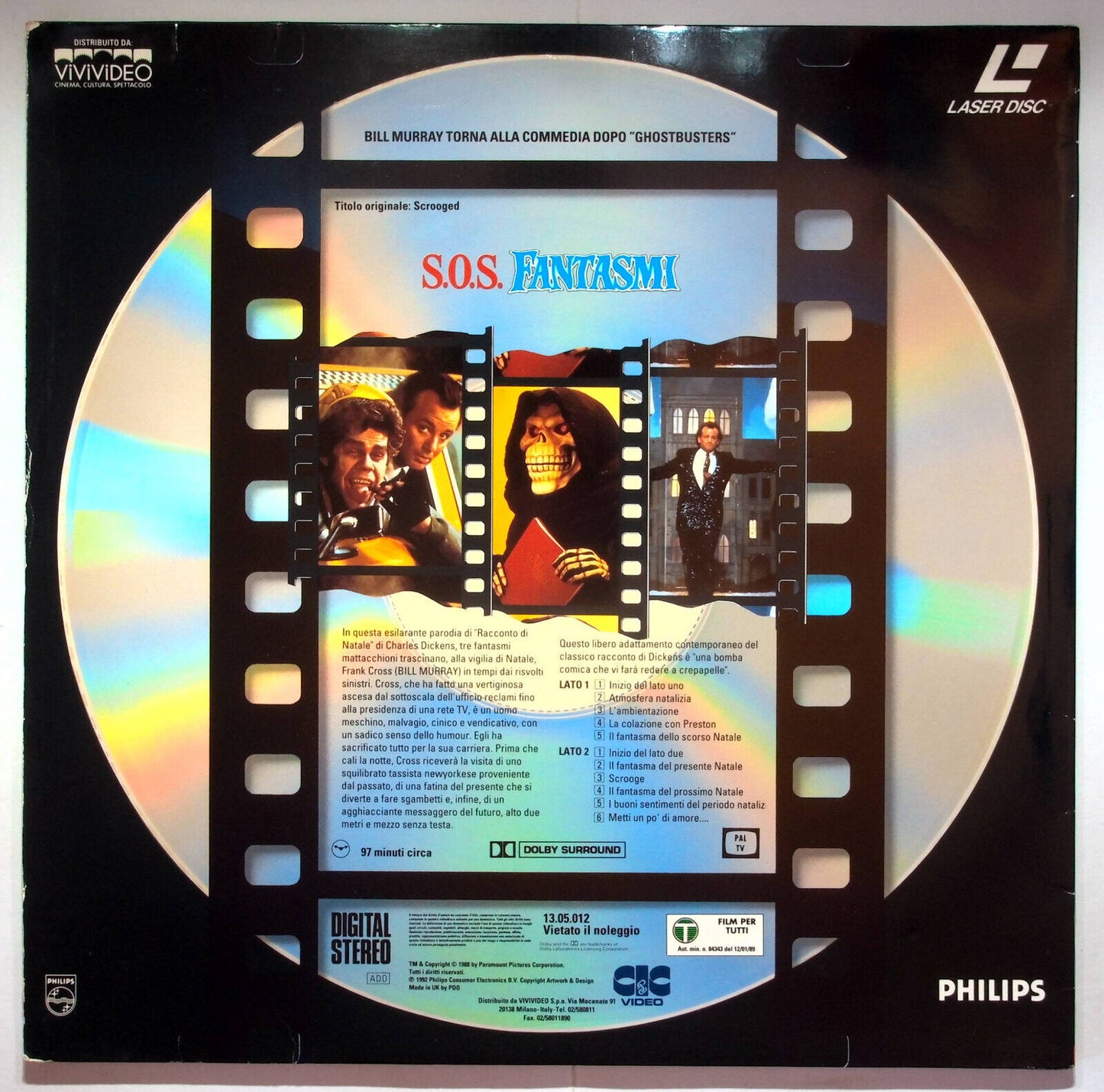 EBOND S.o.s Fantasmi - Laser Disc Pal