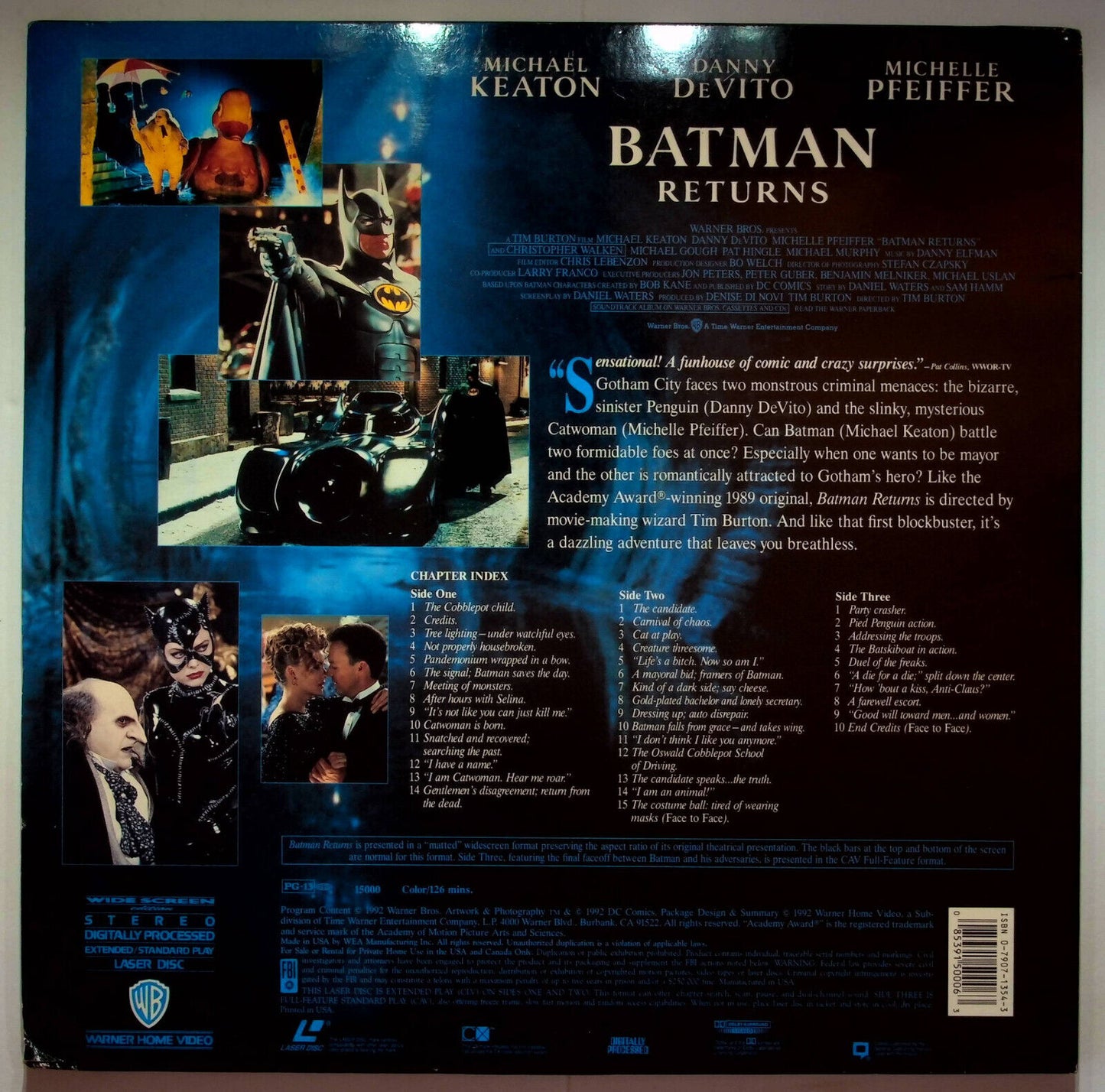 EBOND Batman Returns - Laser Disc Ntsc