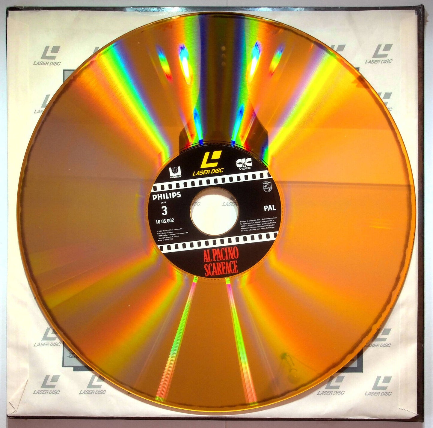 EBOND Al Pacino Scarface - Laser Disc Pal