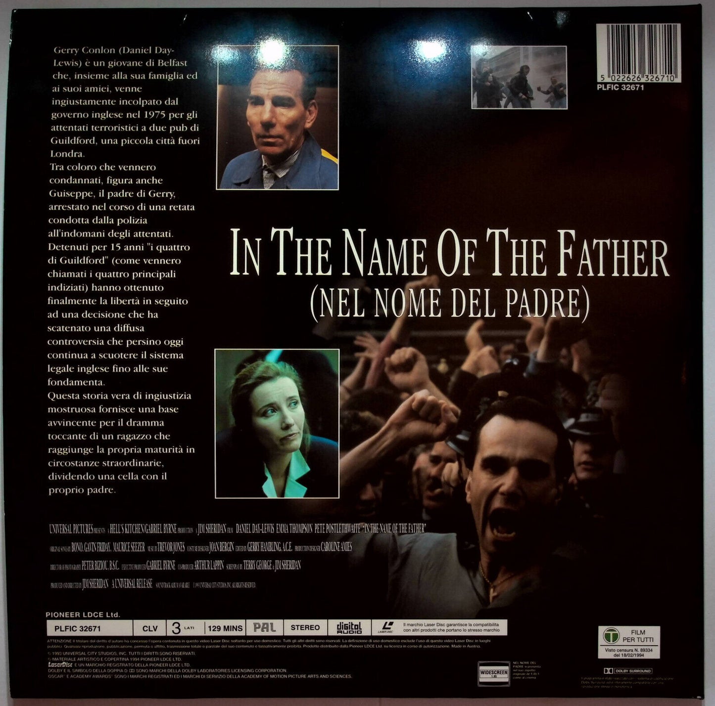 EBOND Nel Nome Del Padre - Laser Disc Pal