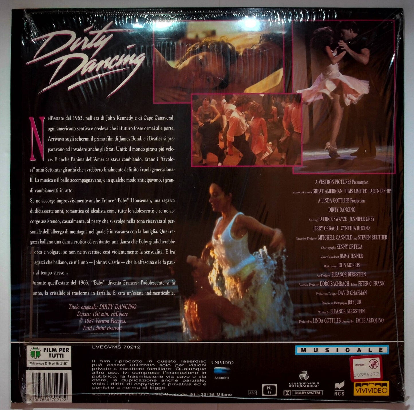 EBOND Dirty Dancing - Laser Disc Pal