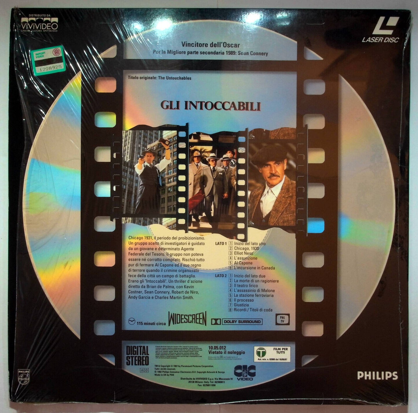 EBOND Gli Intoccabili - Laser Disc Pal