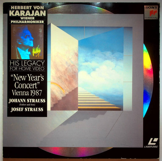 EBOND New Year's Concert Vienna 1987 - Herbert Von Karajan  - Laser Disc Pal