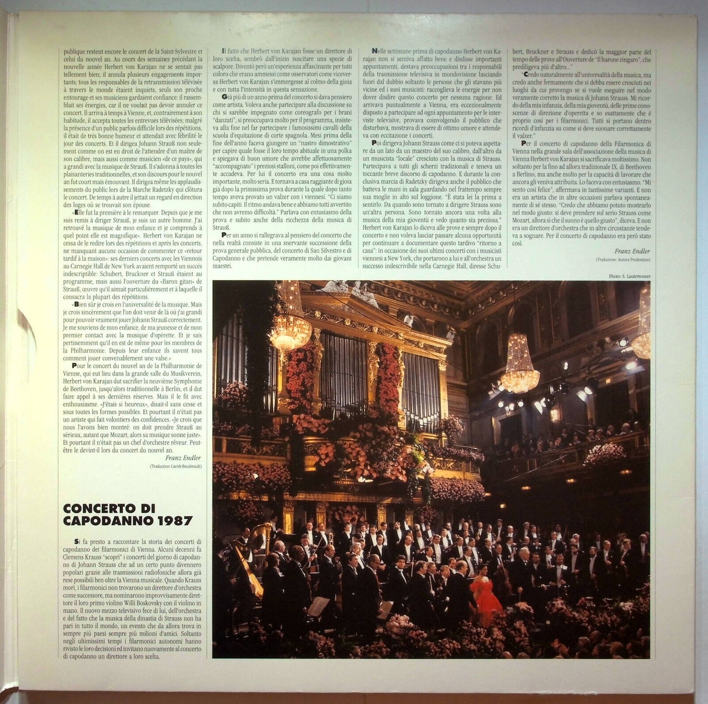 EBOND New Year's Concert Vienna 1987 - Herbert Von Karajan - Laser Disc Pal