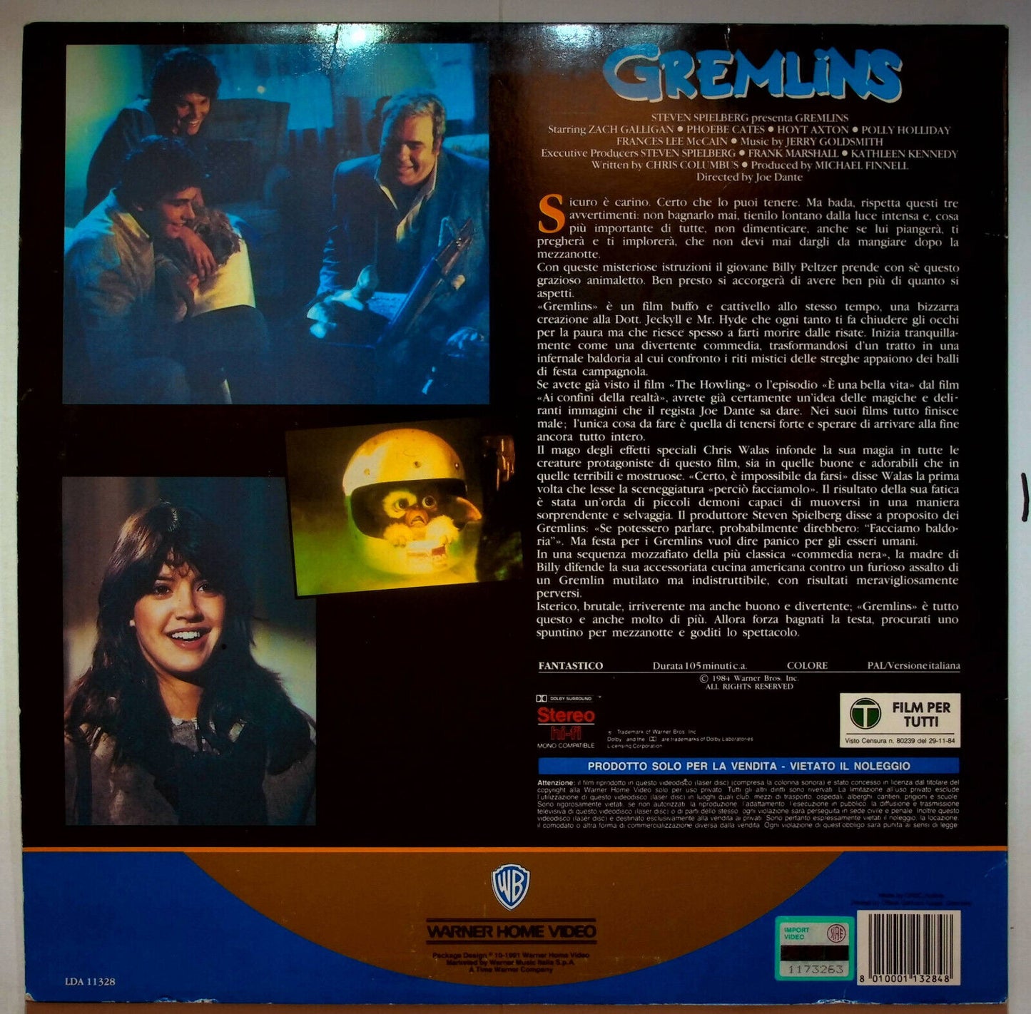 EBOND Gremlins - Laser Disc Pal