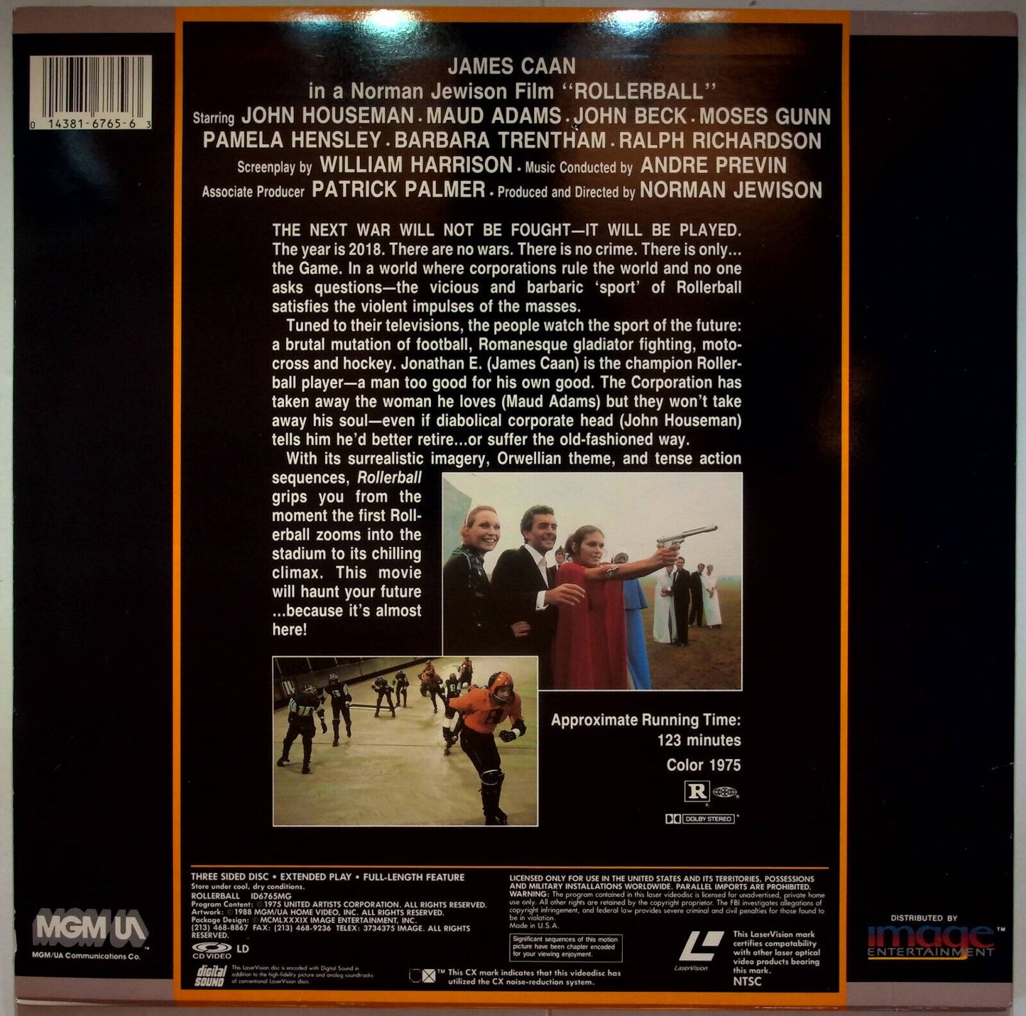 EBOND Rollerball - Laser Disc Ntsc