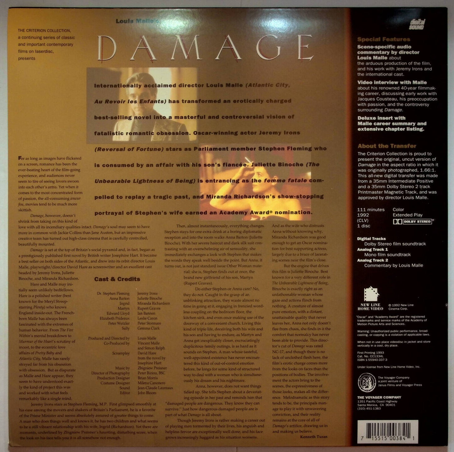 EBOND Damage - Laser Disc Ntsc