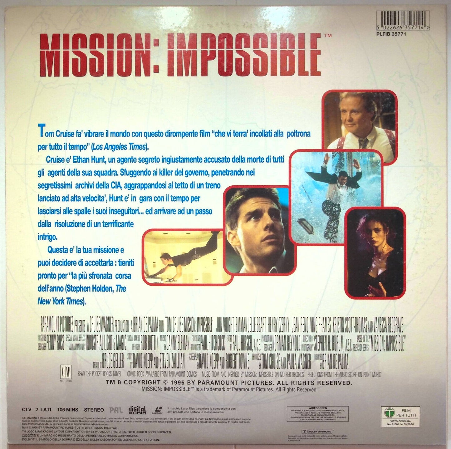 EBOND Mission Impossible - Laser Disc Pal