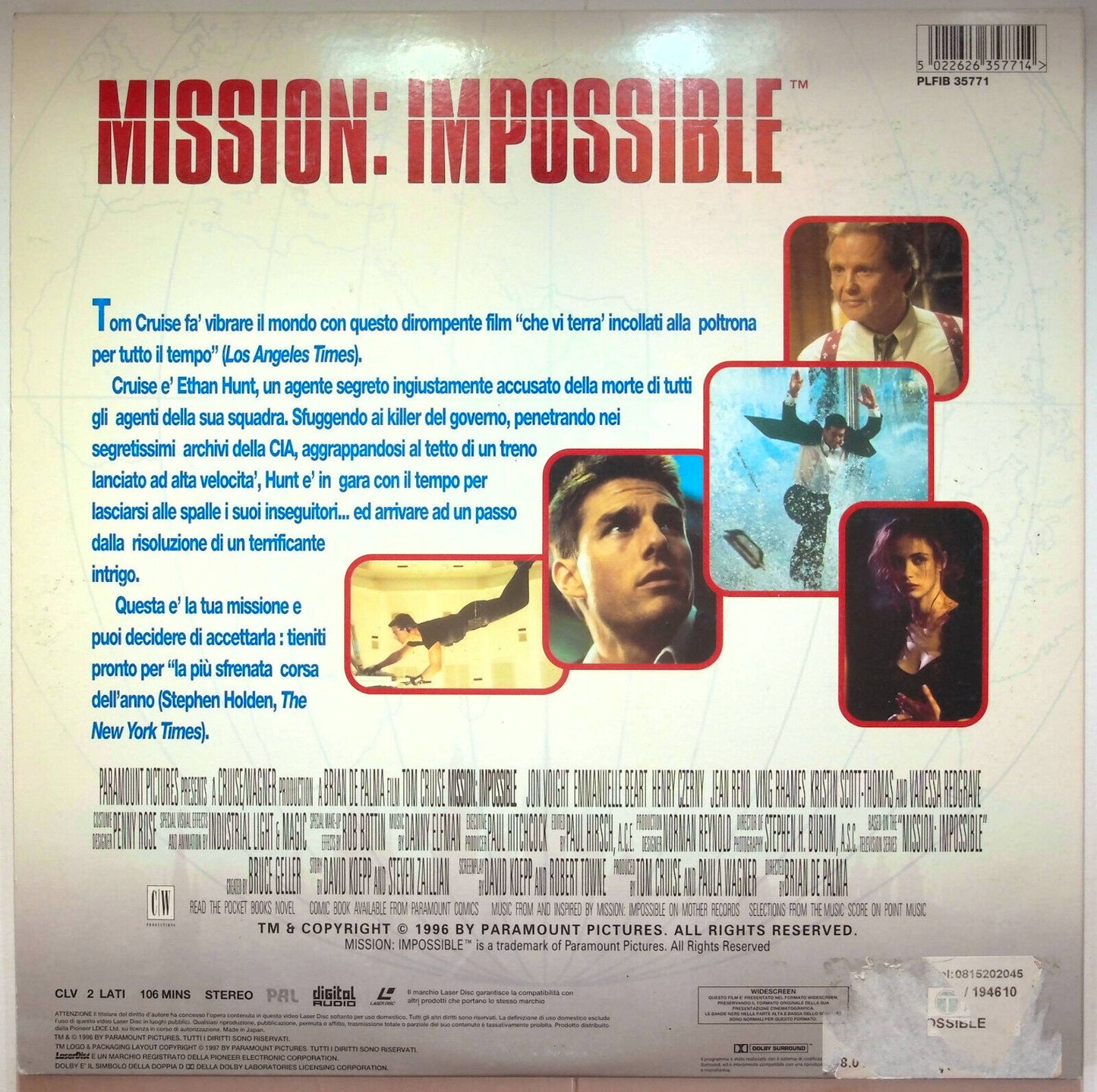 EBOND Mission Impossible - Laser Disc Pal