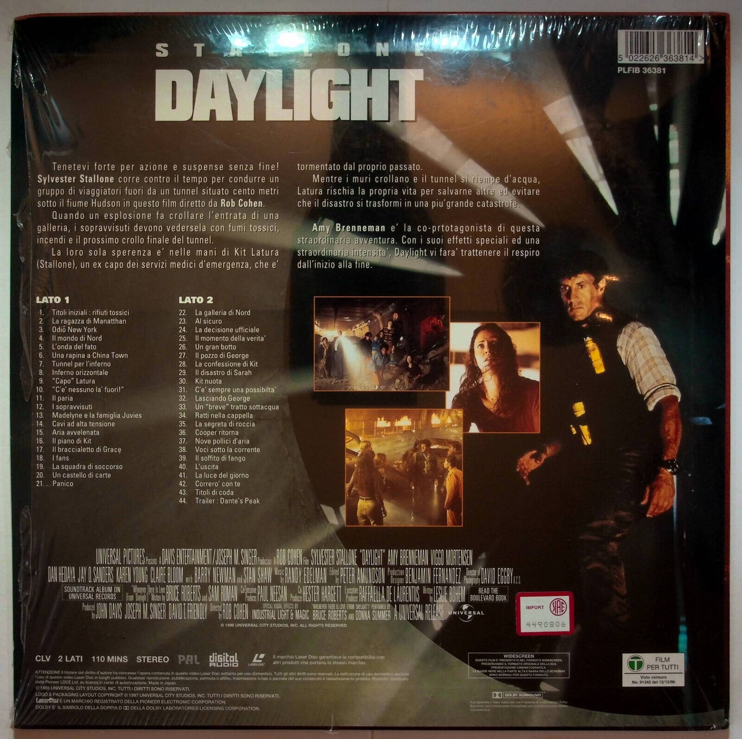 EBOND Daylight Trappola Nel Tunnel - Laser Disc Pal