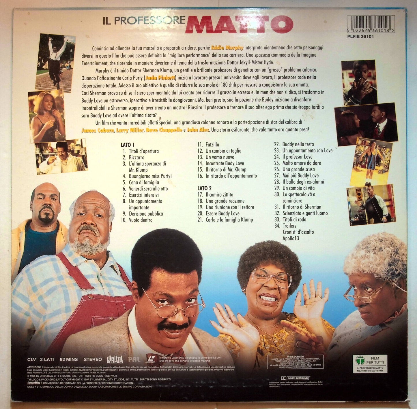 EBOND Il Professore Matto - Laser Disc Pal