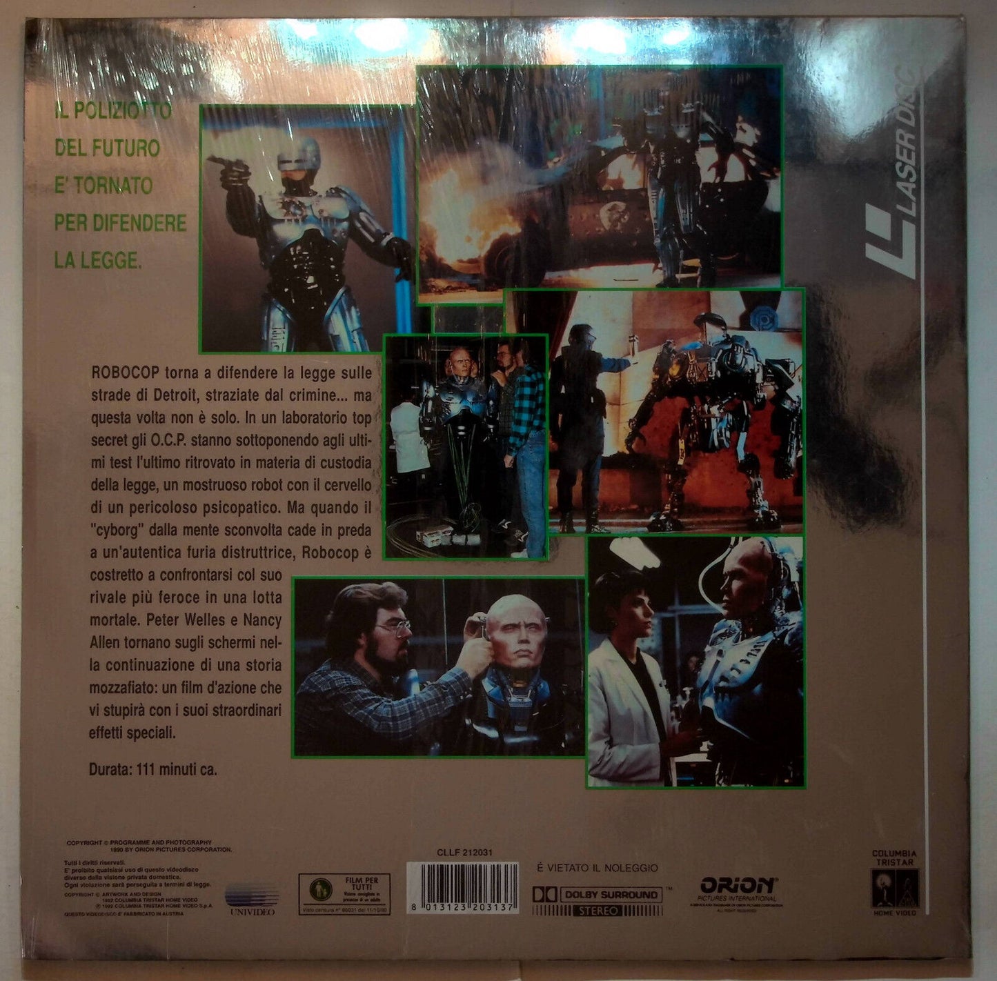 EBOND Robocop 2 - Laser Disc Pal