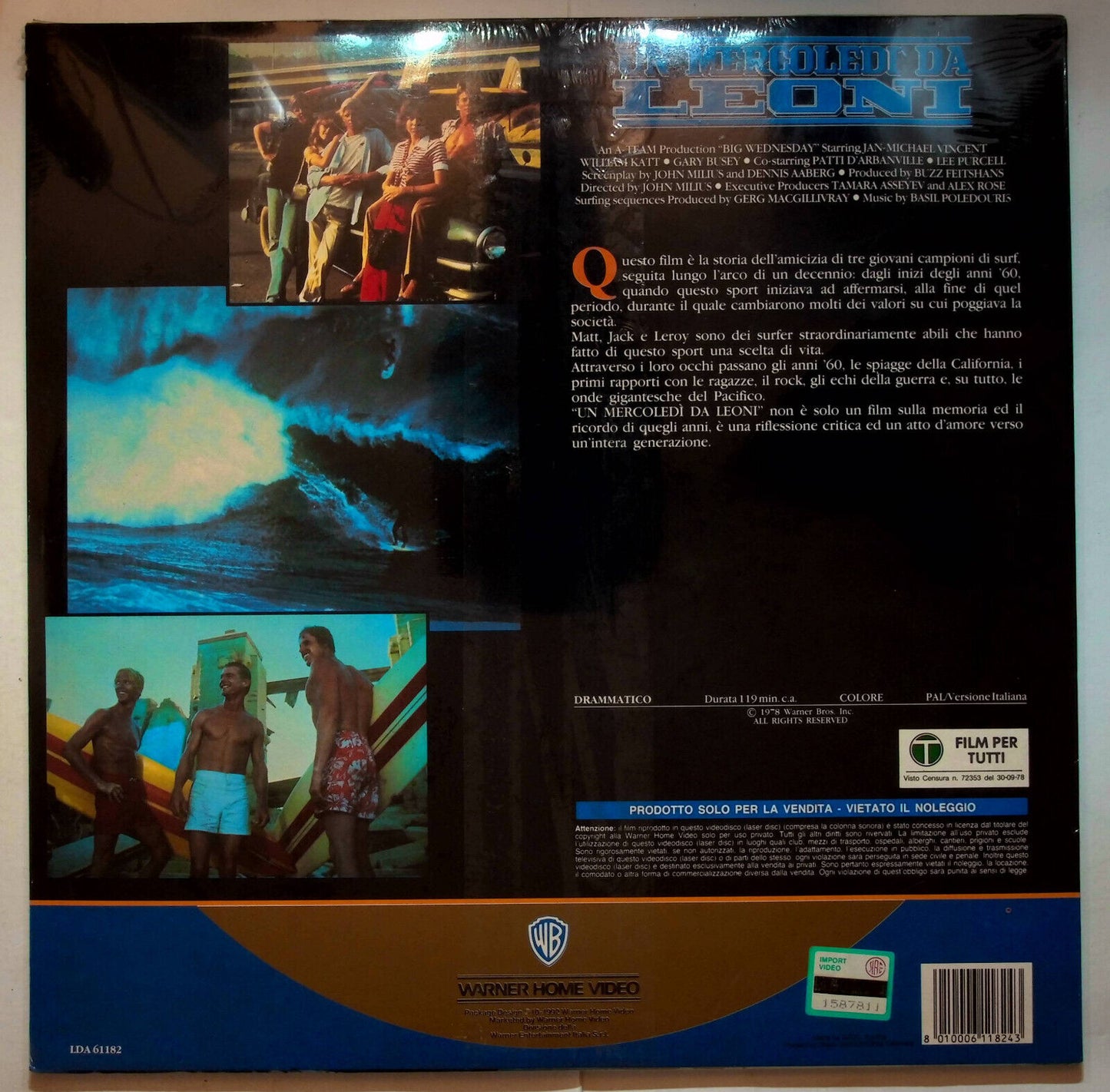 EBOND Un Mercoledi Da Leoni - Laser Disc Pal