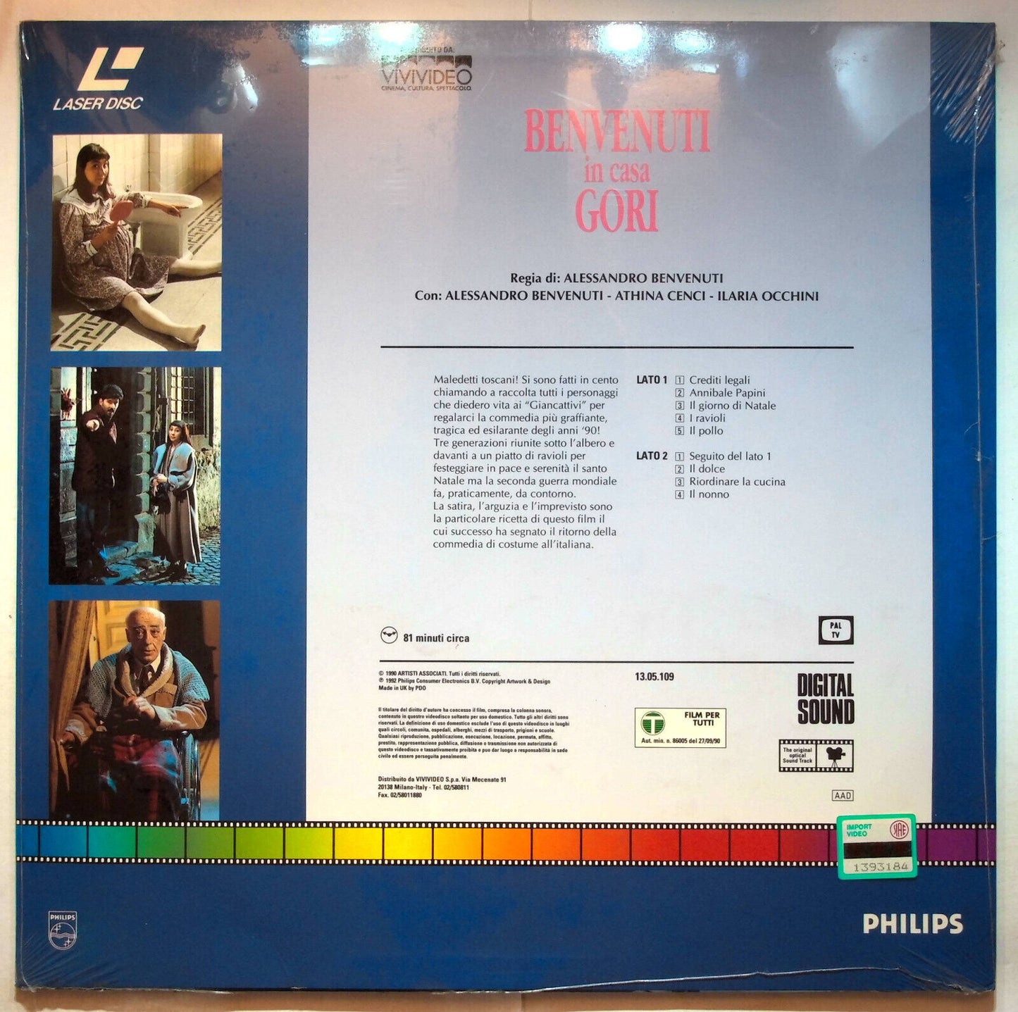 EBOND Benvenuti In Casa Gori - Laser Disc Pal
