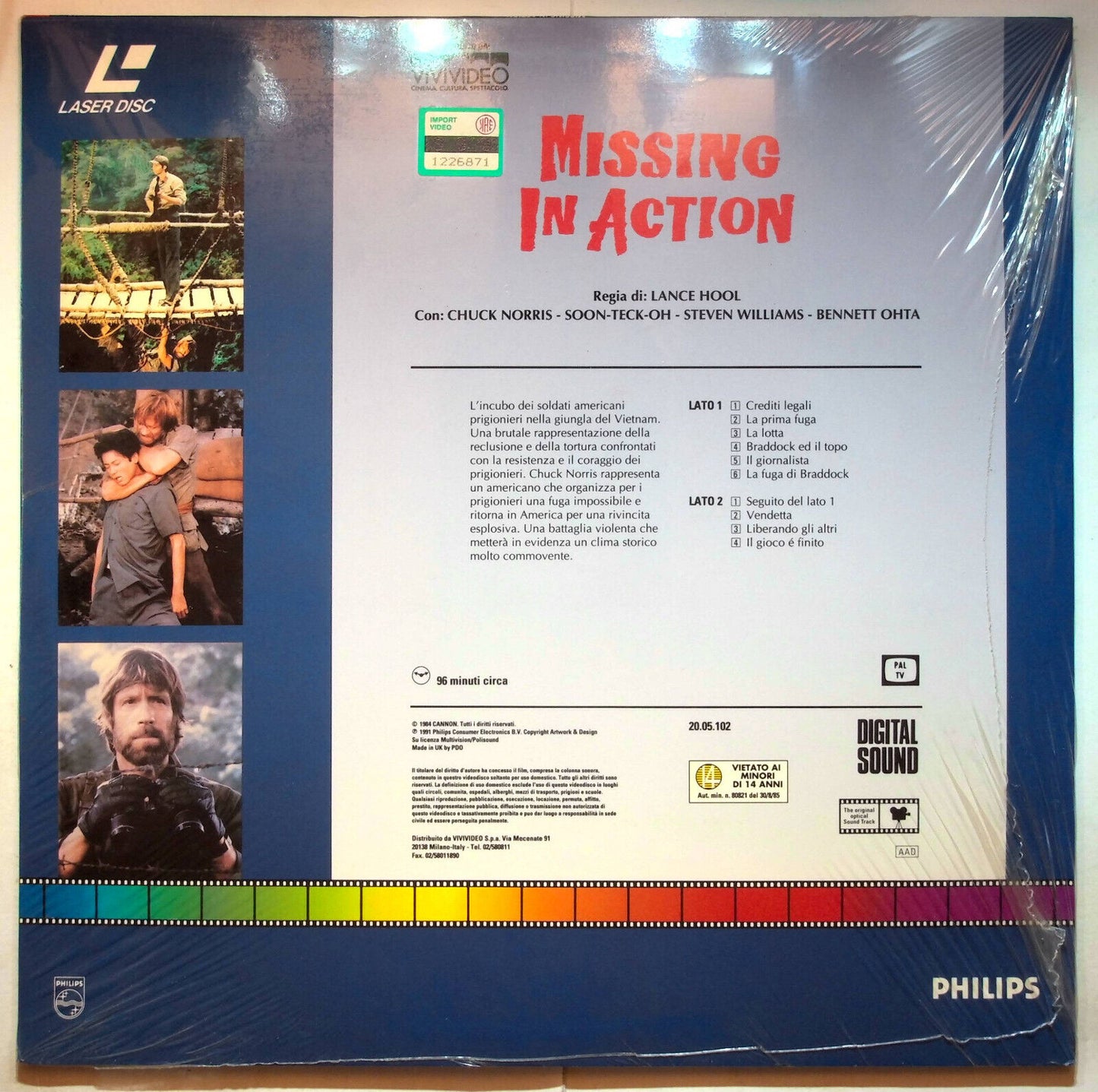 EBOND Missing In Action - Laser Disc Pal