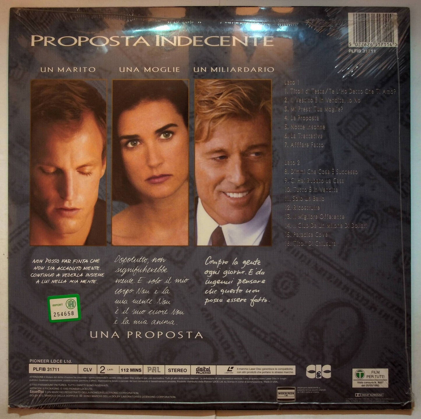 EBOND Proposta Indecente - Laser Disc Pal