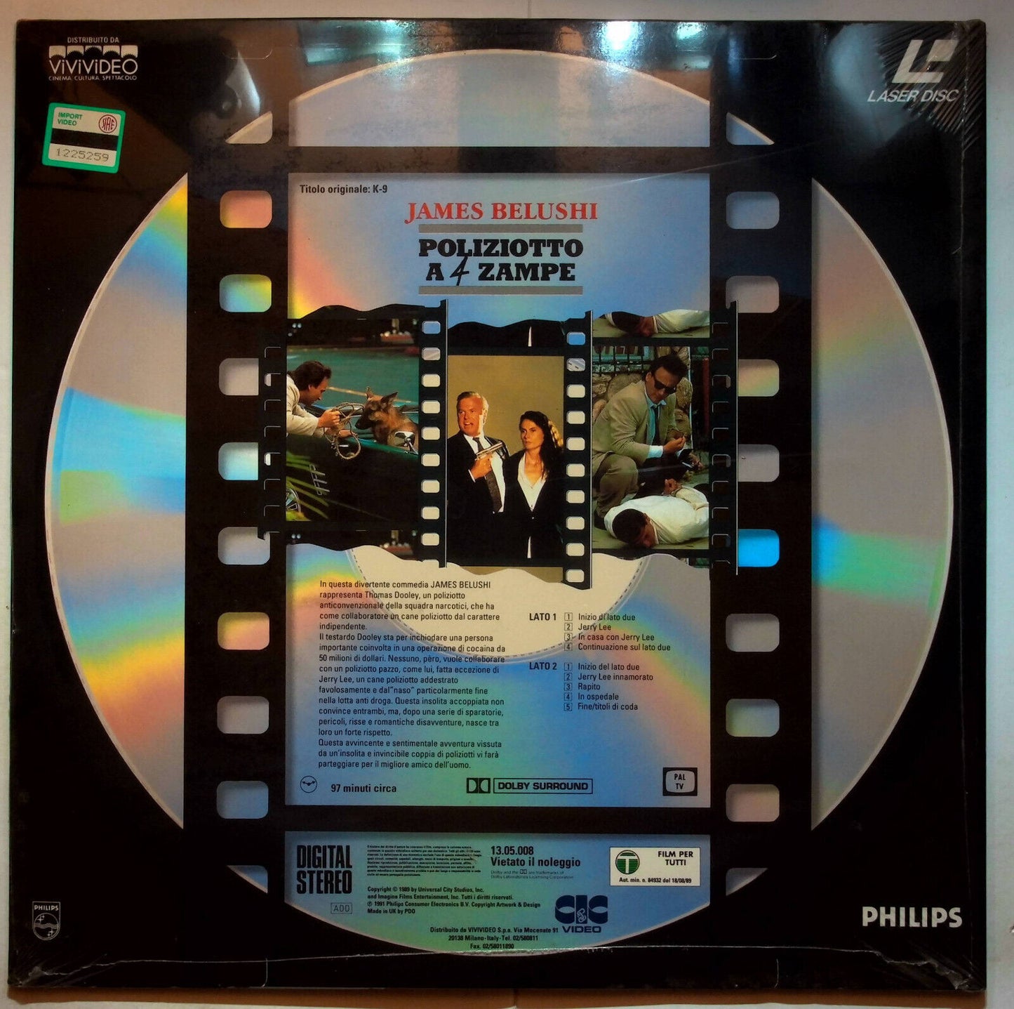 EBOND Poliziotto A 4 Zampe - Laser Disc Pal