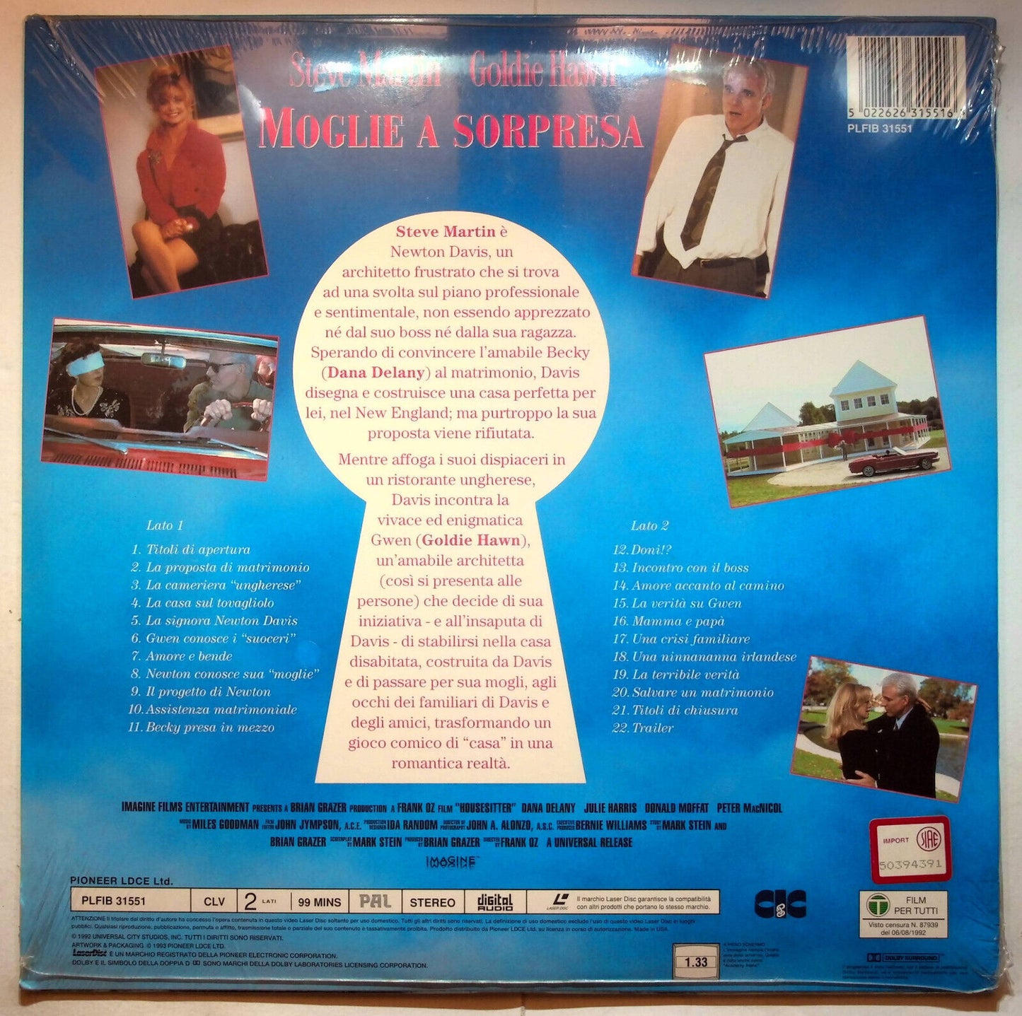 EBOND Moglie A Sorpresa - Laser Disc Pal