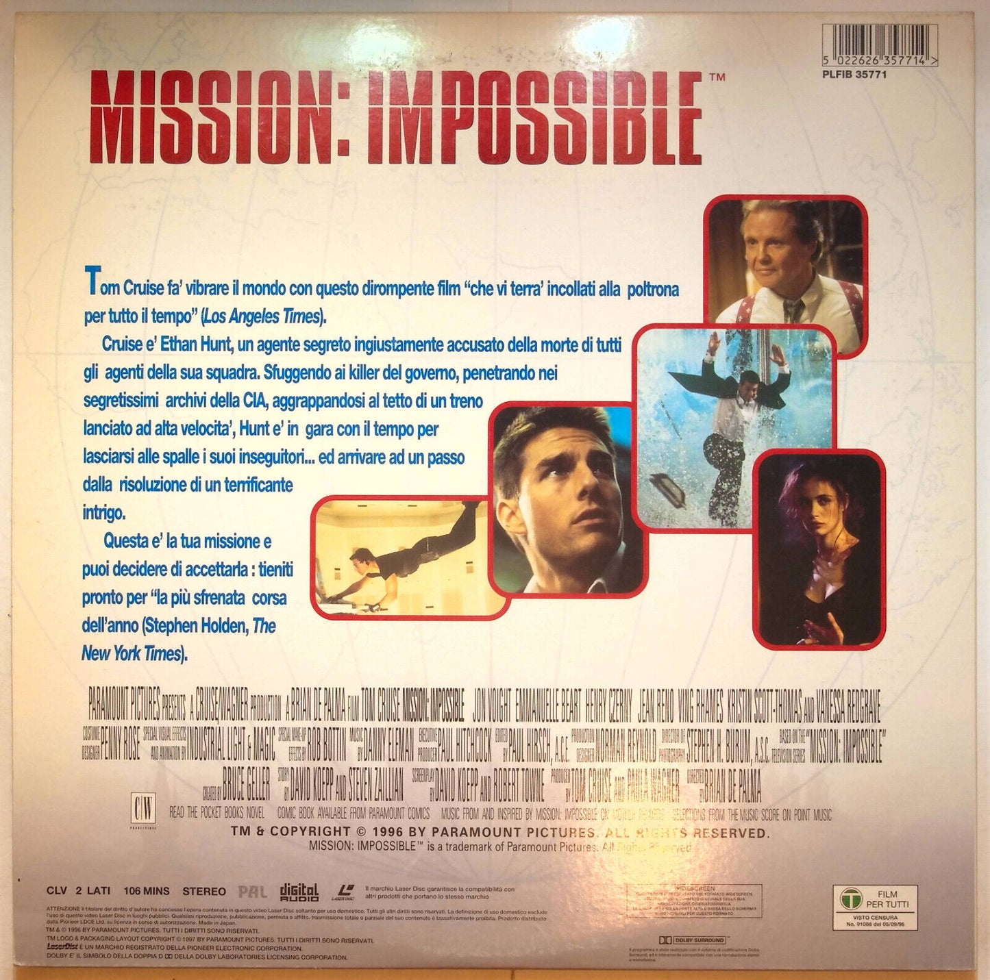 EBOND Mission Impossible - Laser Disc Pal