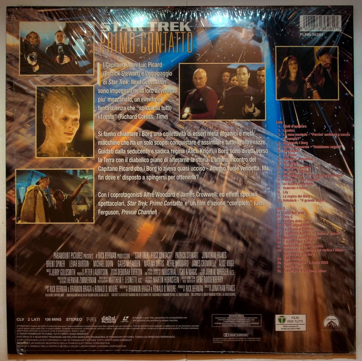EBOND Star Trek Primo Contatto - Laser Disc Pal