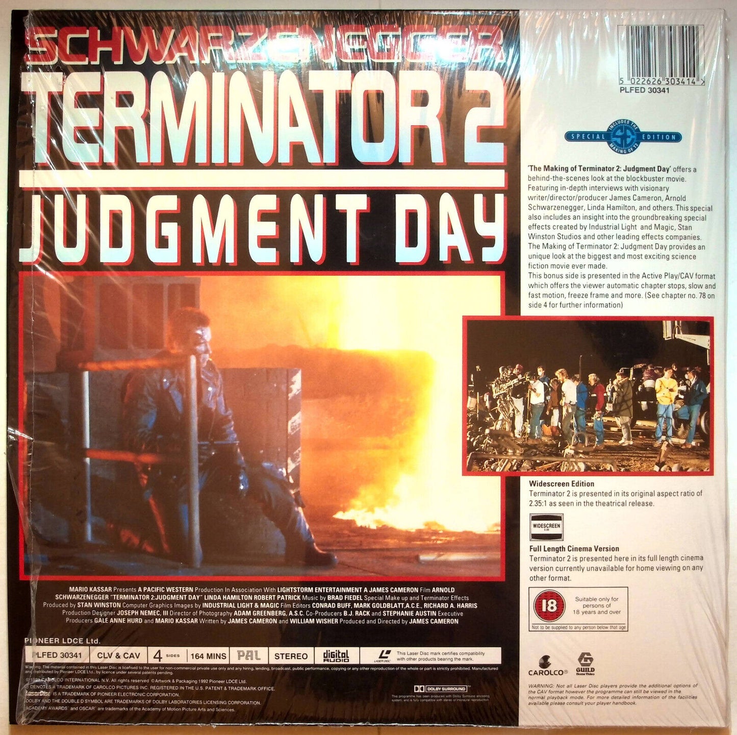EBOND Terminator 2 - Judgment Day - Special Edition - Laser Disc Pal