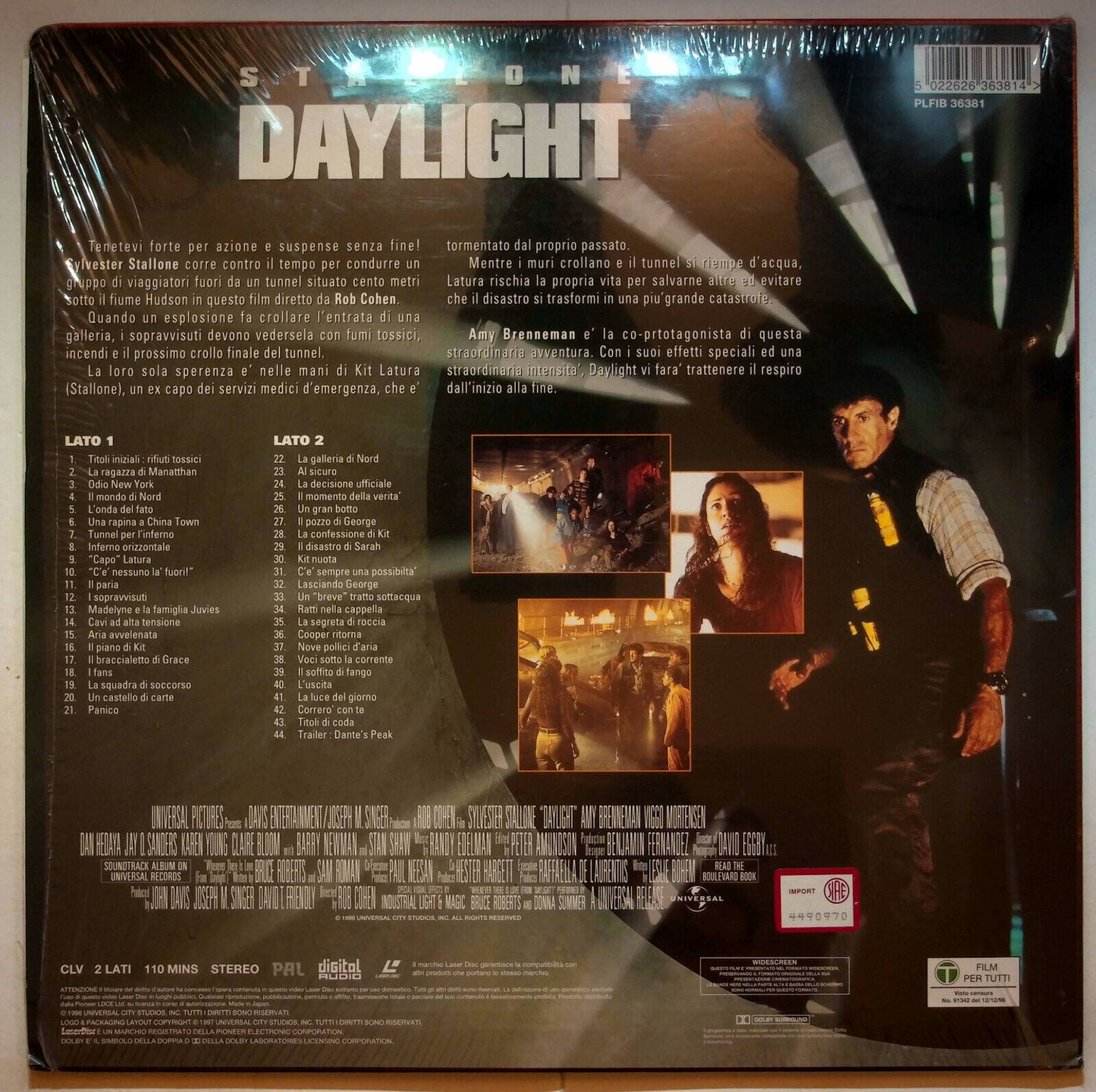 EBOND Daylight Trappola Nel Tunnel - Laser Disc Pal