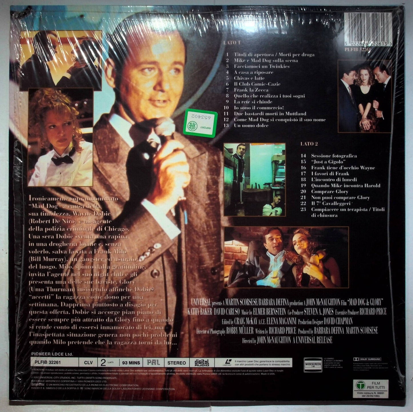 EBOND Lo Sbirro, Il Boss e La Bionda - Laser Disc Pal