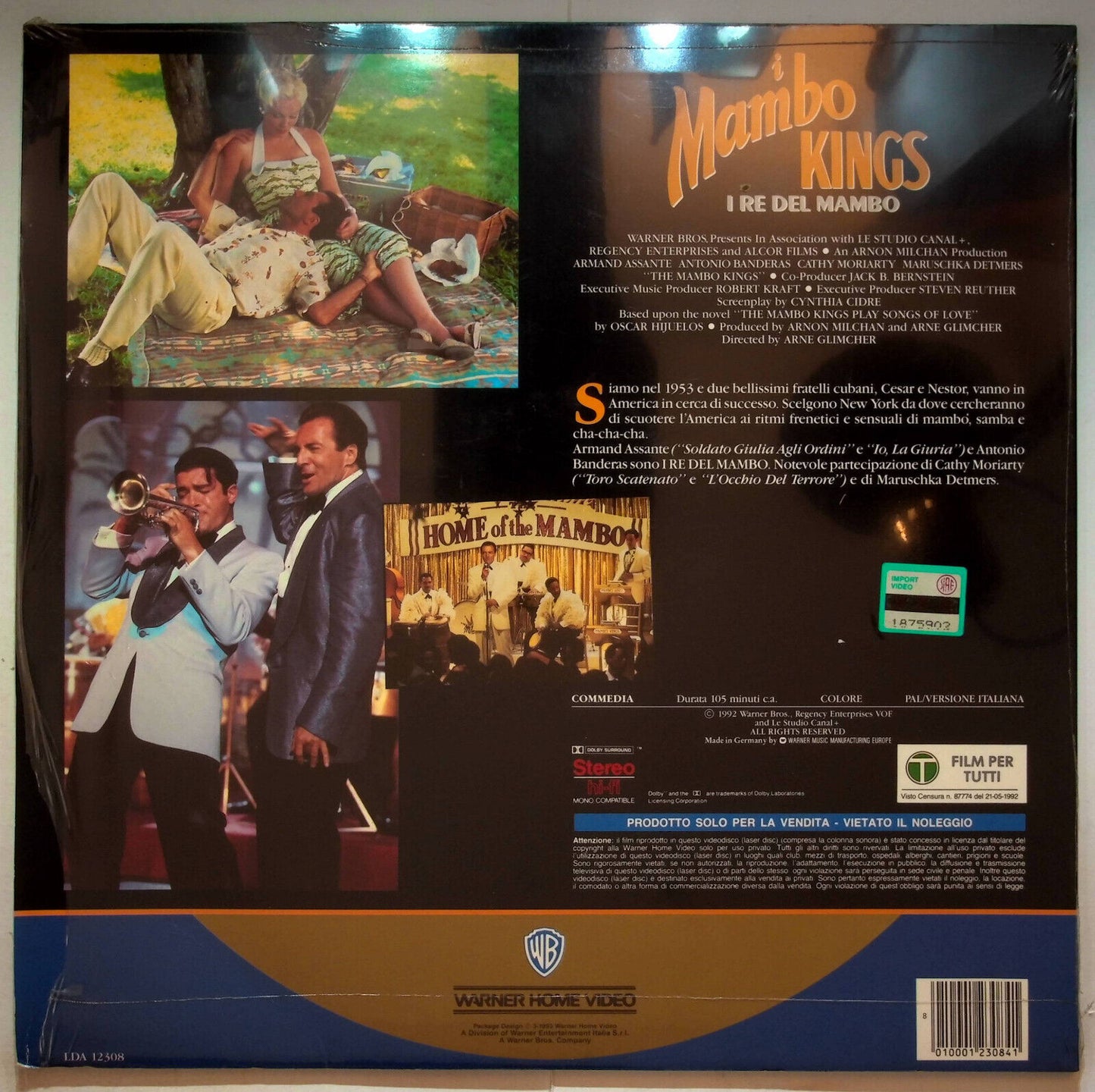 EBOND I Mambo Kings - I Re Del Mambo - Laser Disc Pal