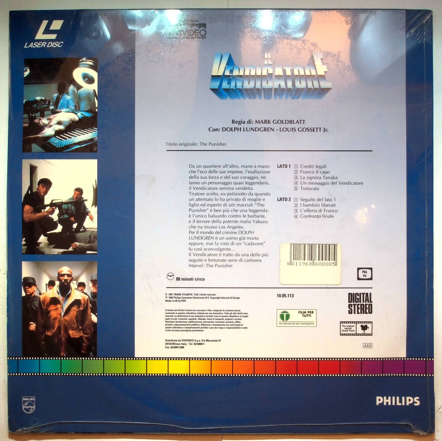 EBOND Il Vendicatore - Laser Disc Pal