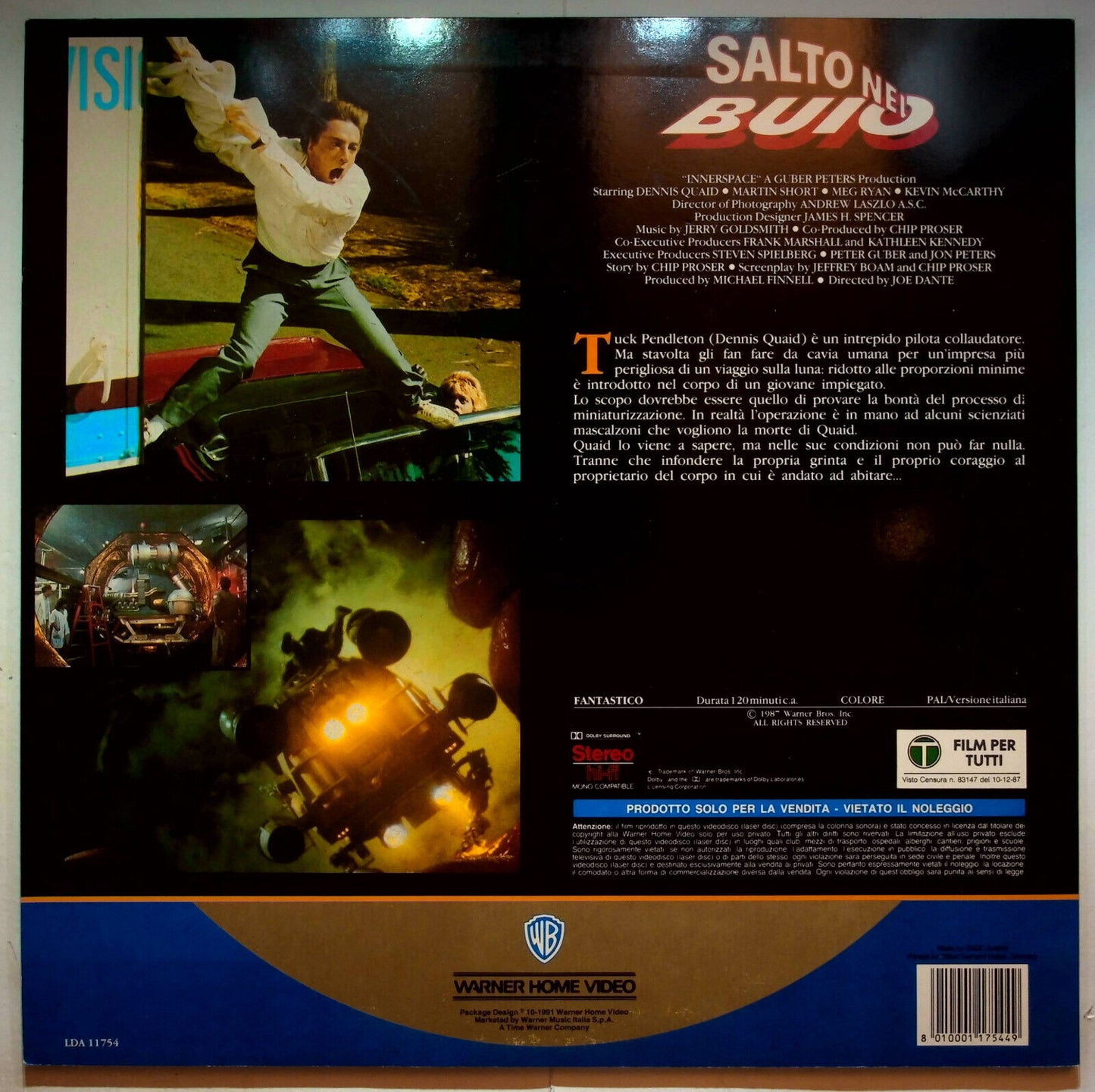 EBOND Salto Nel Buio - Laser Disc Pal