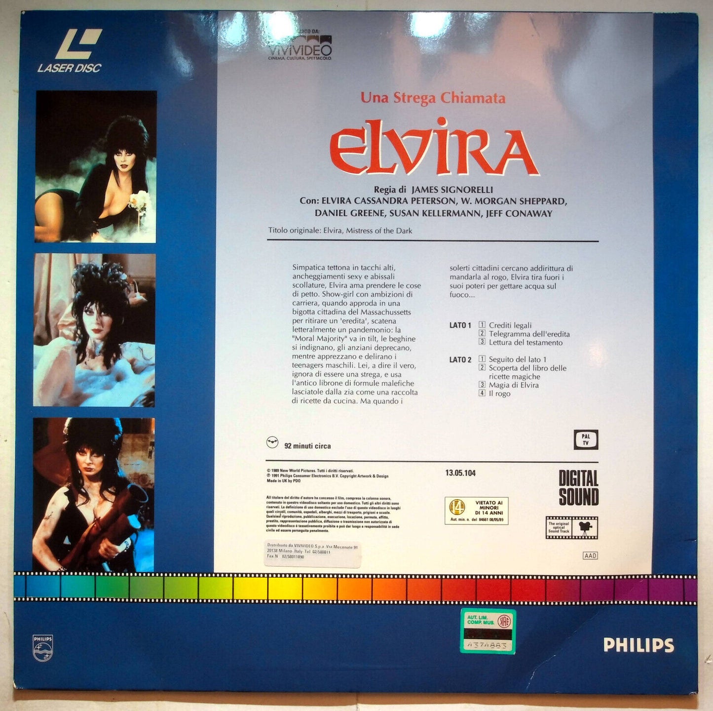 EBOND Una Strega Chiamata Elvira - Laser Disc Pal