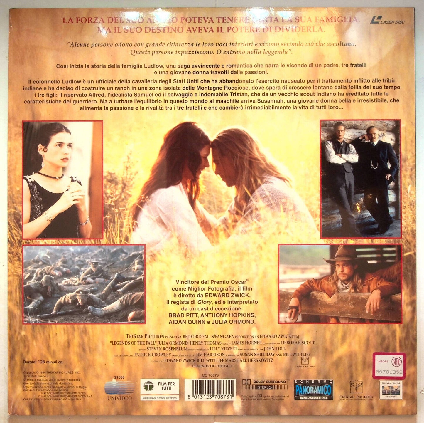 EBOND Vento Di Passioni - Laser Disc Pal
