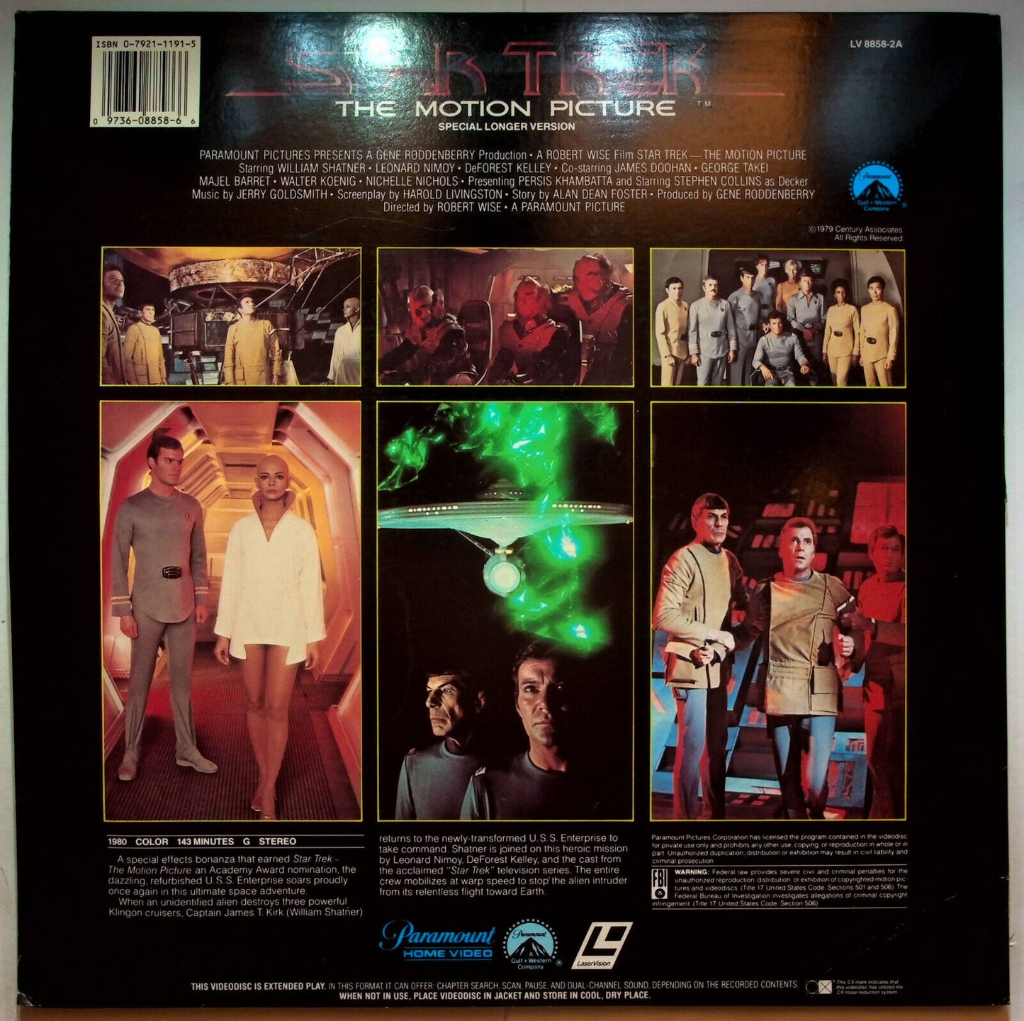 EBOND Star Trek The Motion Picture - Laser Disc Ntsc