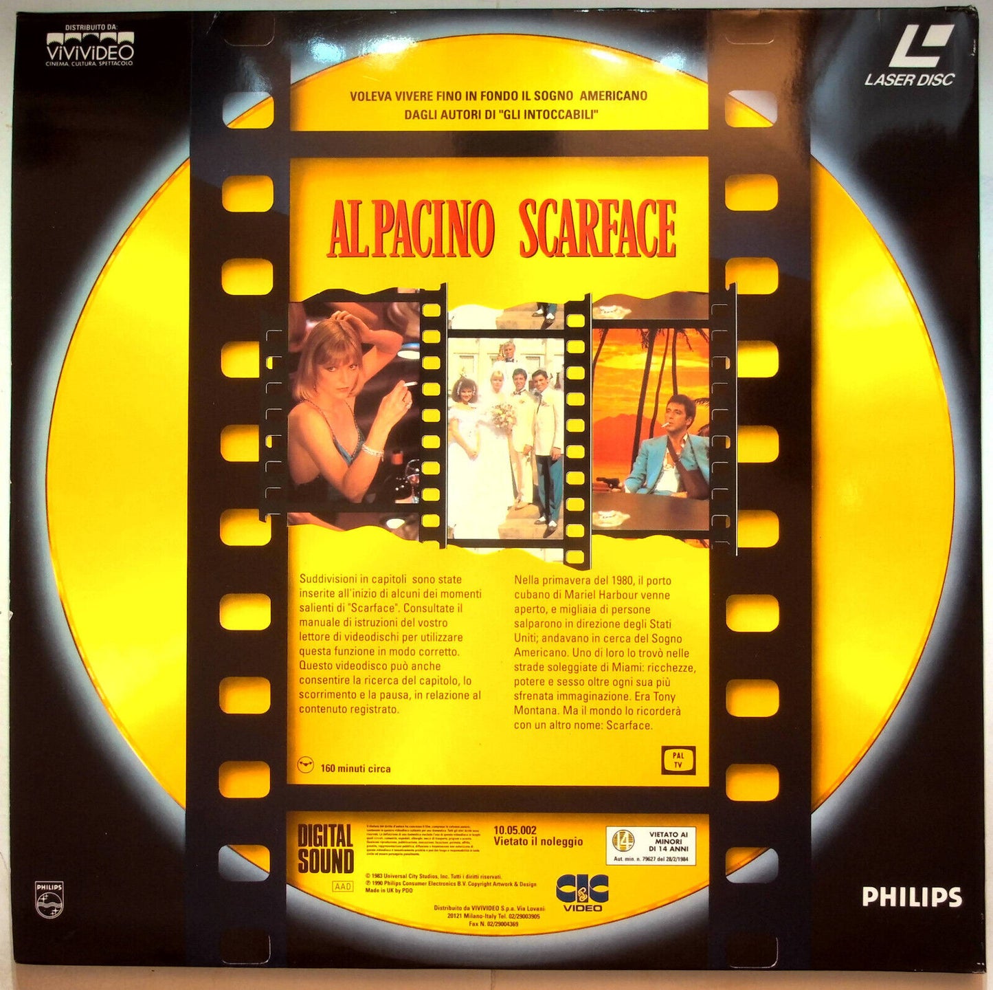 EBOND Al Pacino Scarface - 2 Dischi - Laser Disc Pal