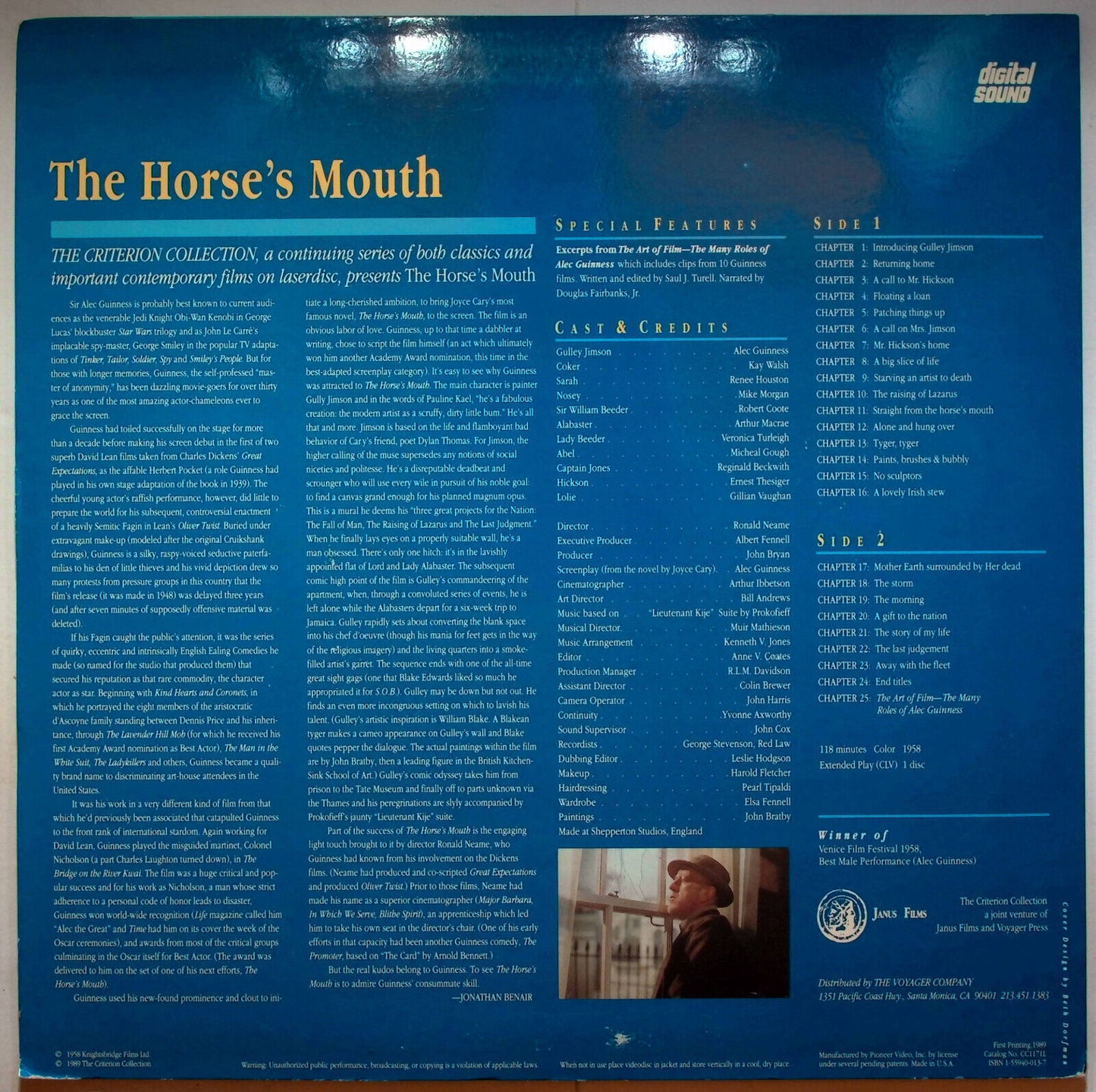 EBOND The Horse's Mouth - Laser Disc Ntsc
