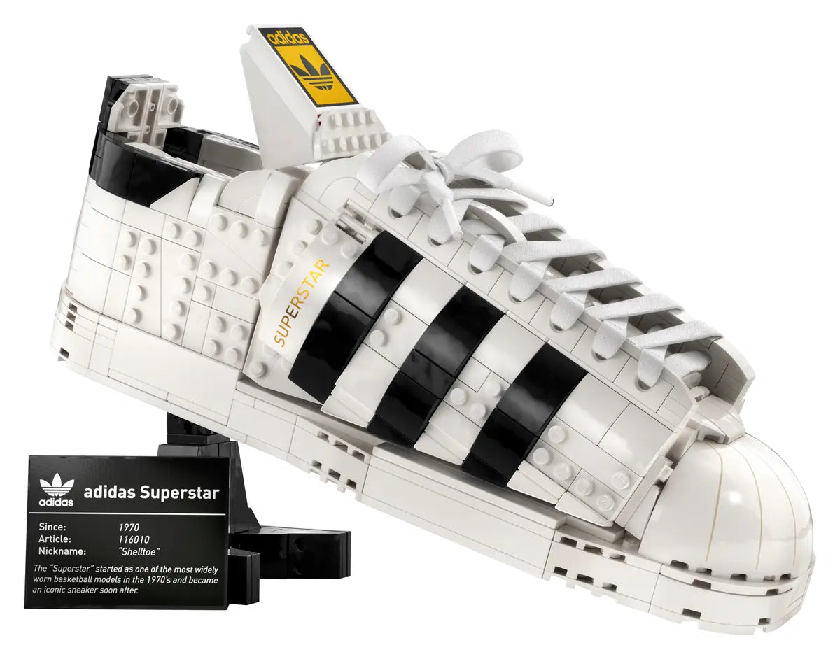 LEGO 10282 CREATOR SCARPA ADIDAS ORIGINALS SUPESTAR