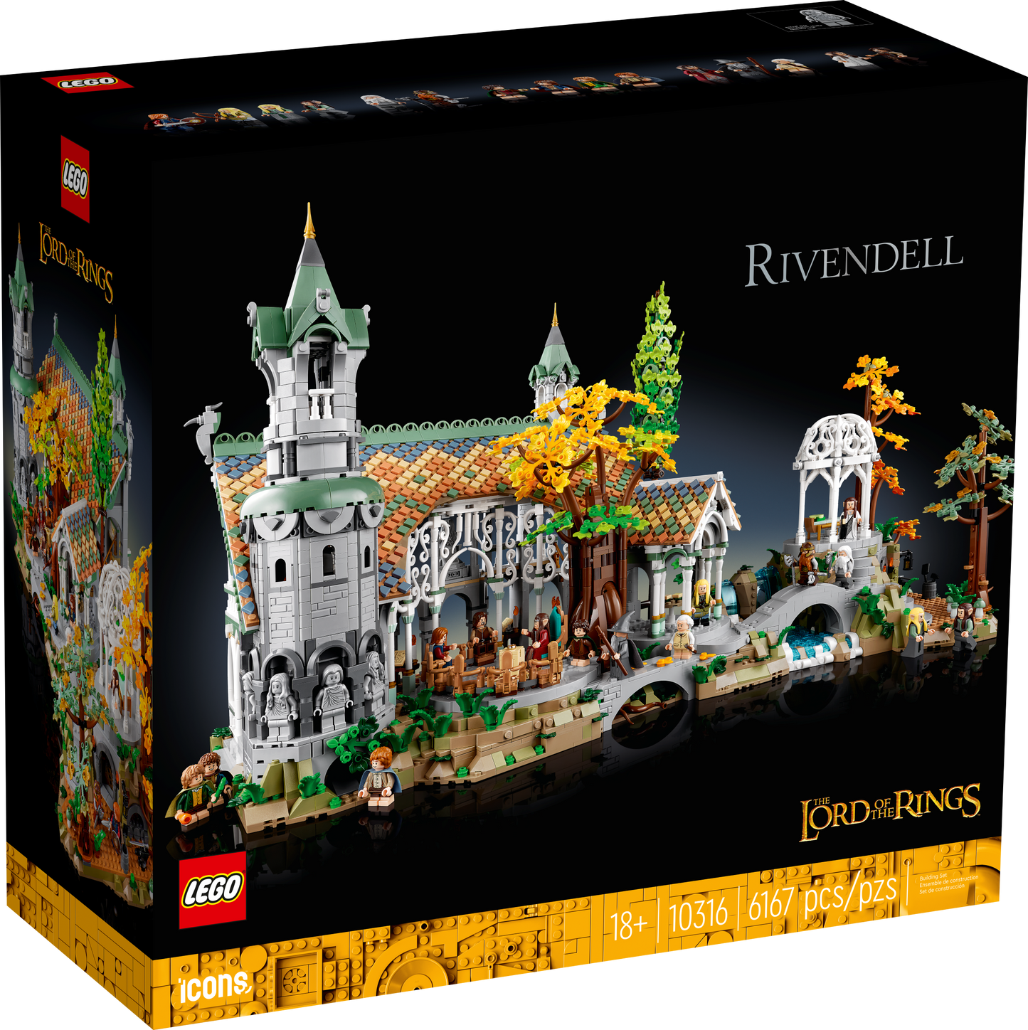 LEGO 10316 IL SIGNORE DEGLI ANELLI: GRAN BURRONE - Lord Of The Rings