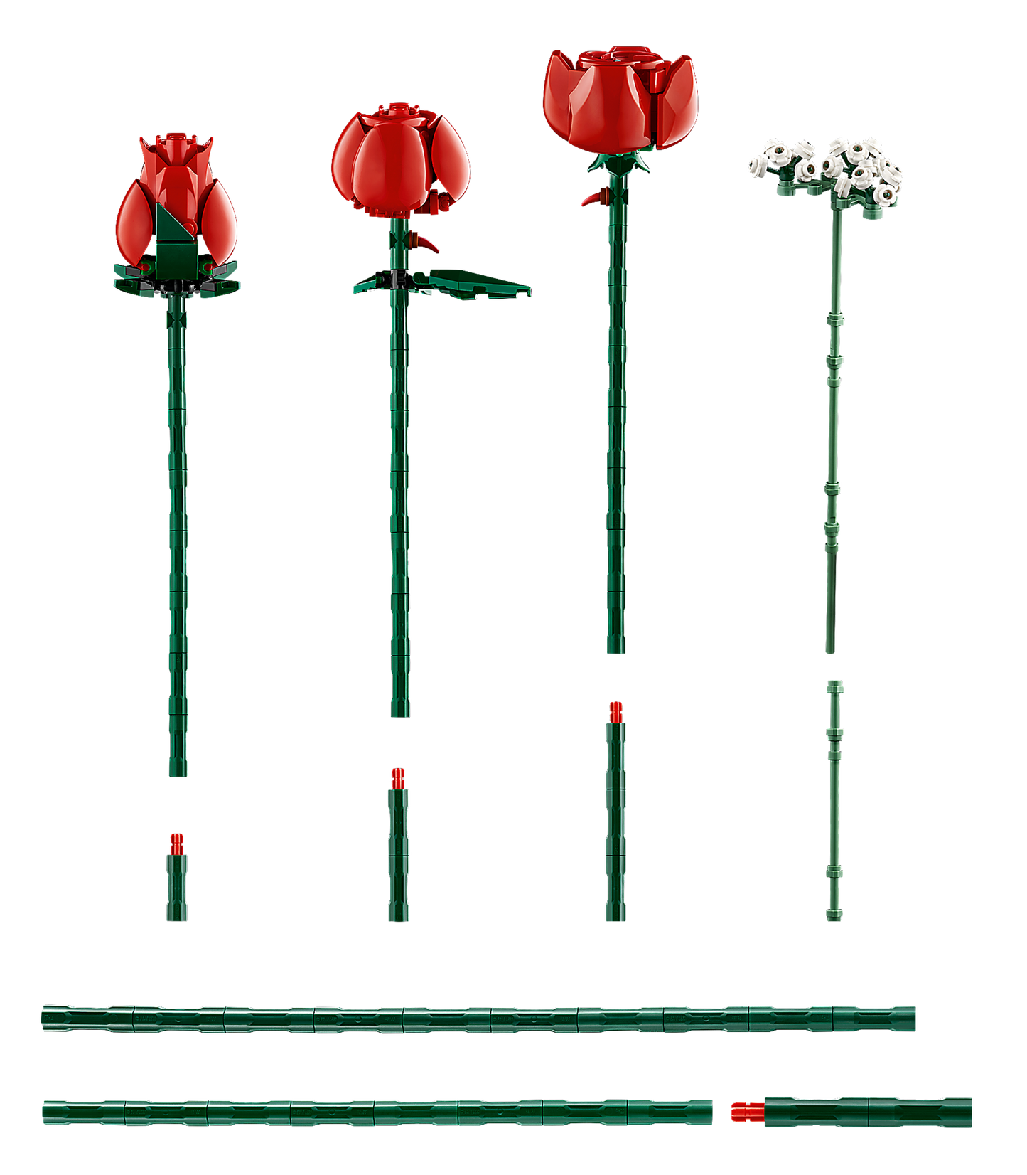 LEGO 10328 ICONS Bouquet di Rosa