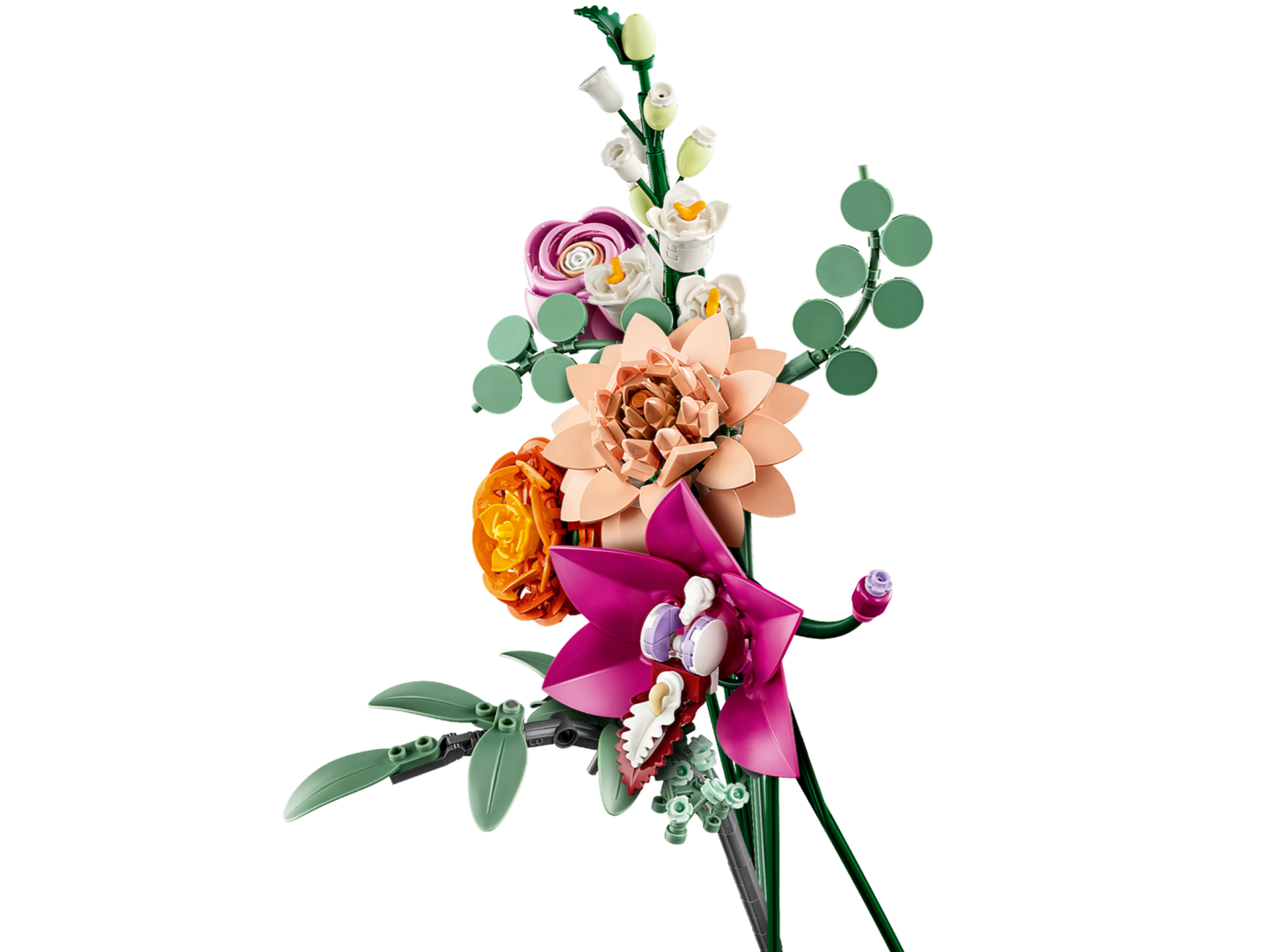 LEGO 10342 The Botanical Collection Bouquet di fiori rosa