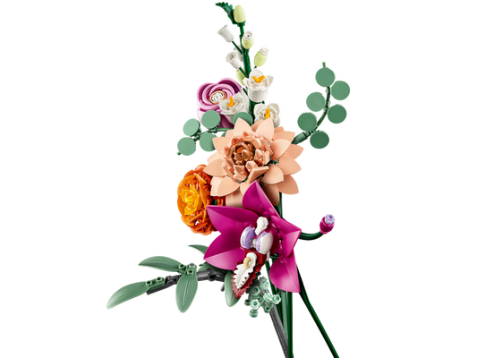 LEGO 10342 The Botanical Collection Bouquet di fiori rosa