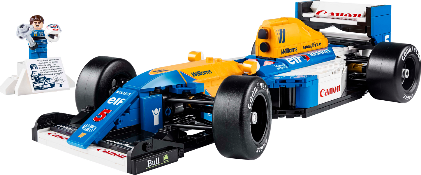LEGO 10353 ICONS Williams Racing FW14B e Nigel Mansell